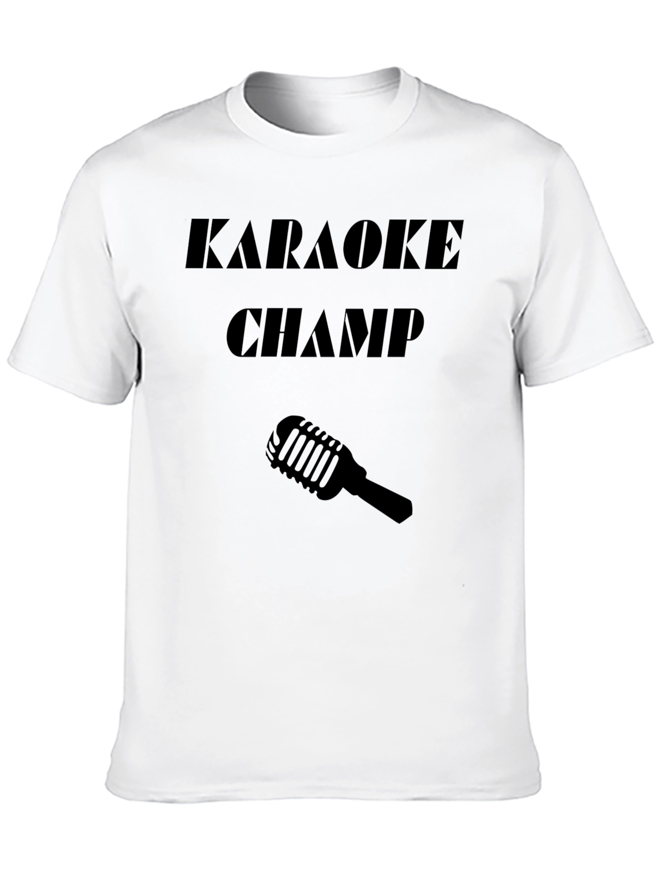 Karaoke Champ Black Graphic Tee