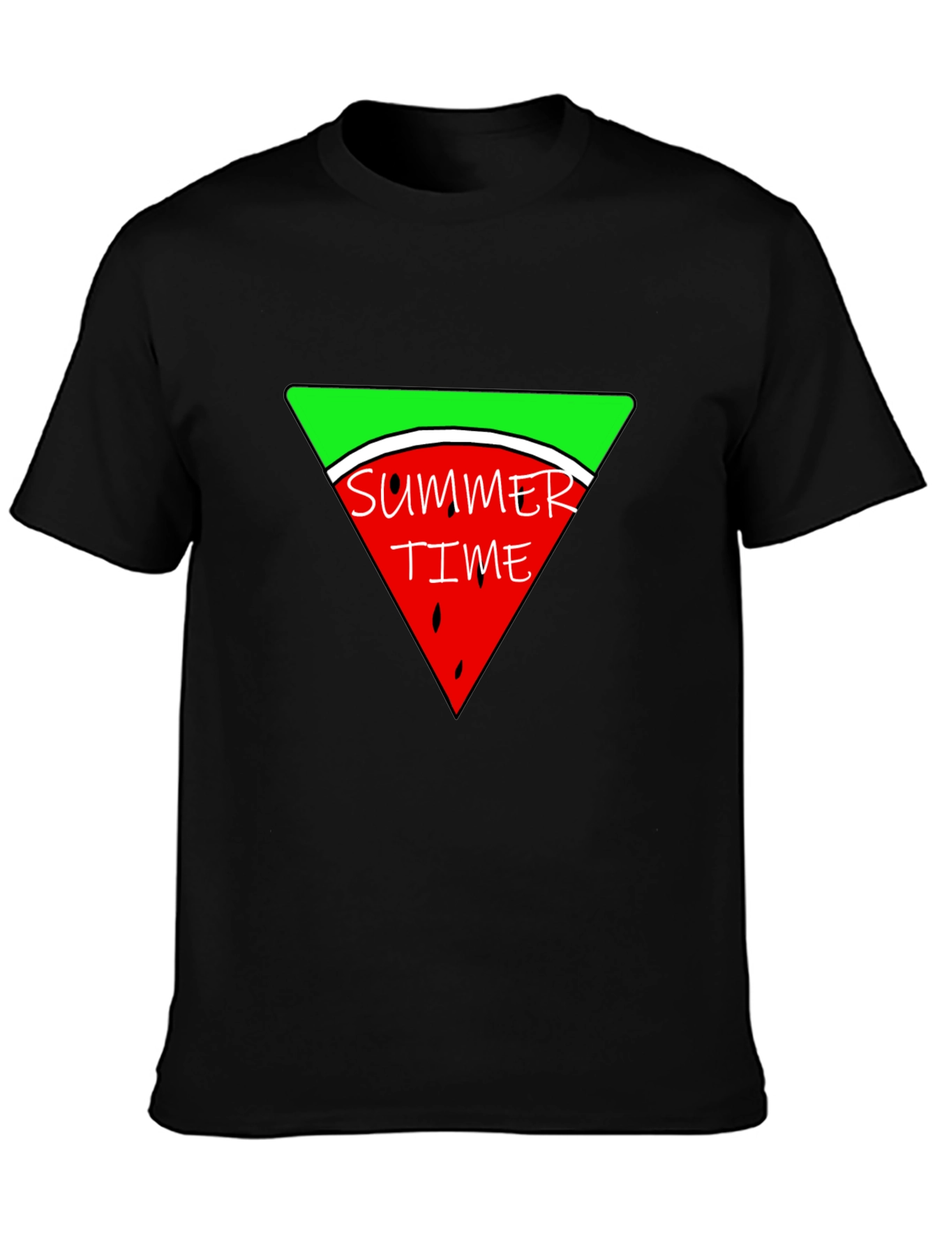 Summer Time Watermelon Slice Graphic Tee