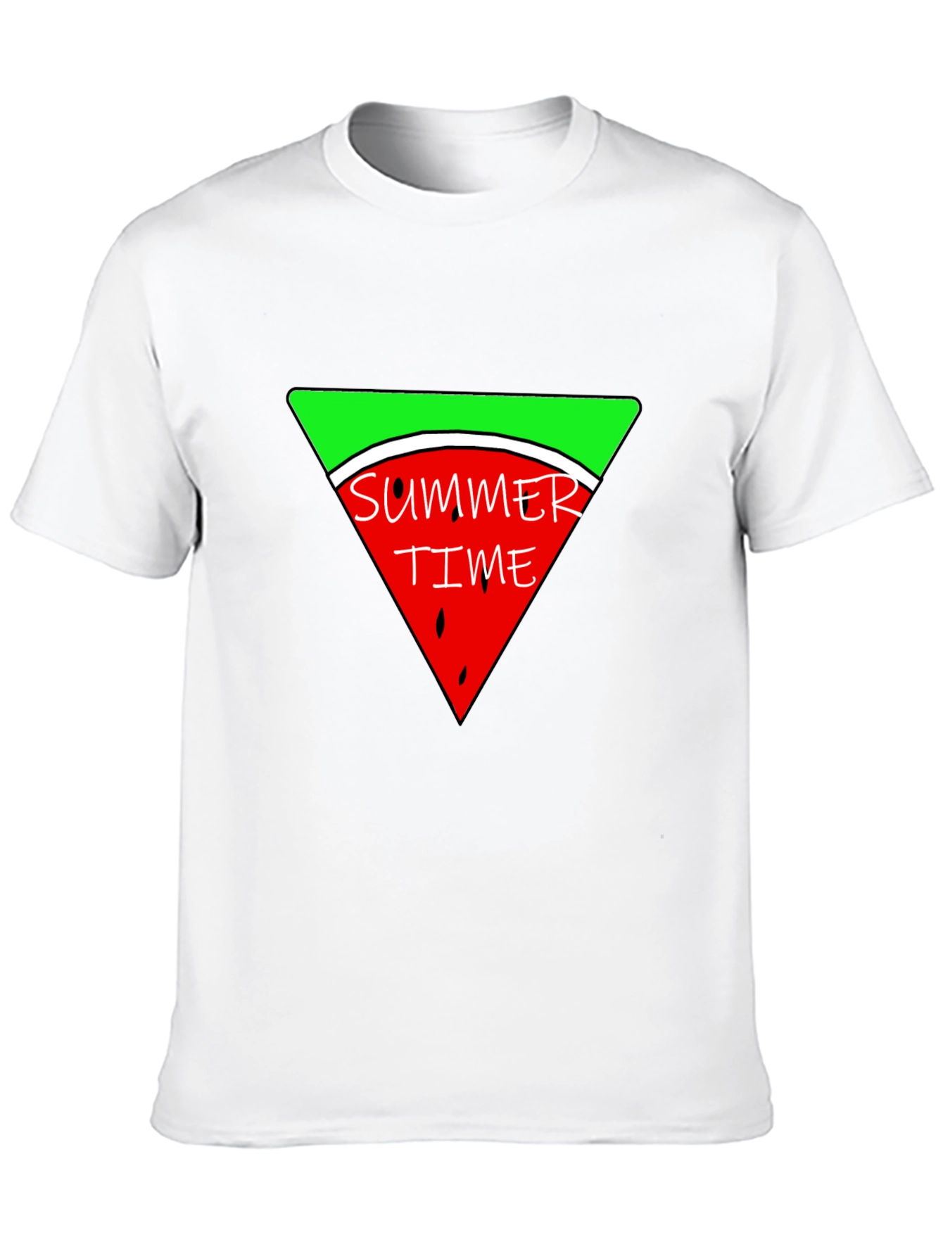 Summer Time Watermelon Slice Graphic Tee