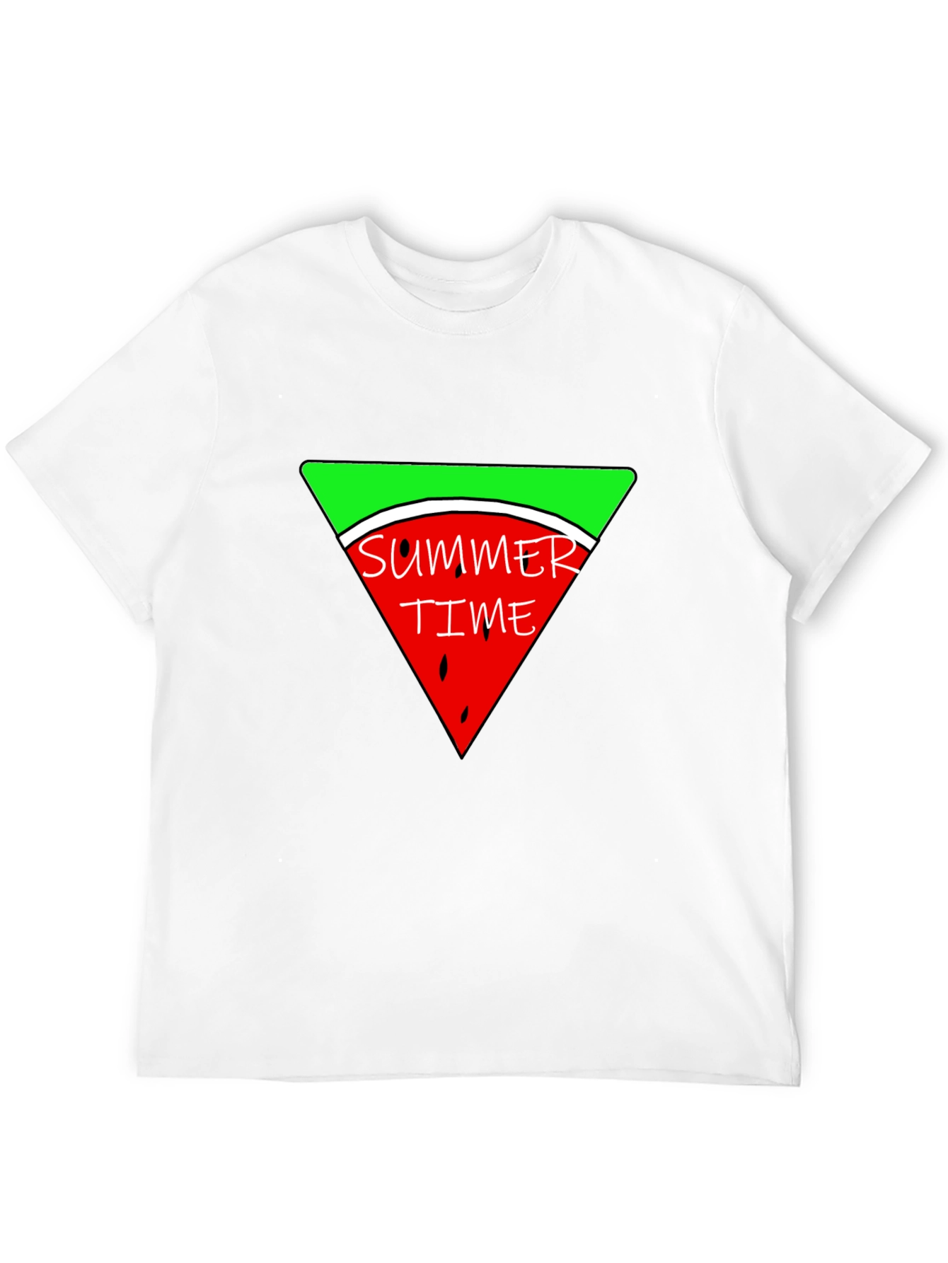 Summer Time Watermelon Slice Graphic Tee