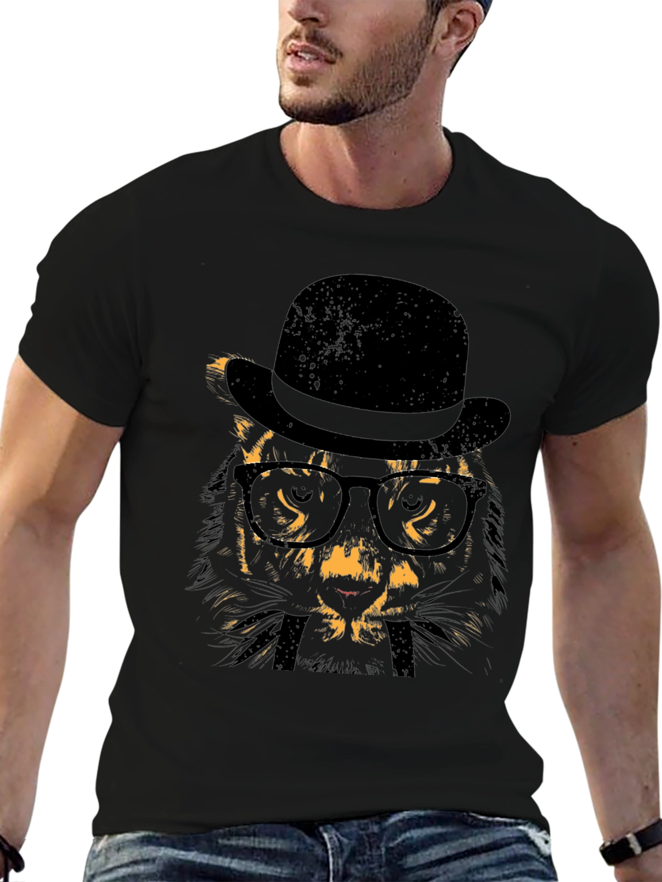 Cool Cat T-Shirt: Classy Feline Design