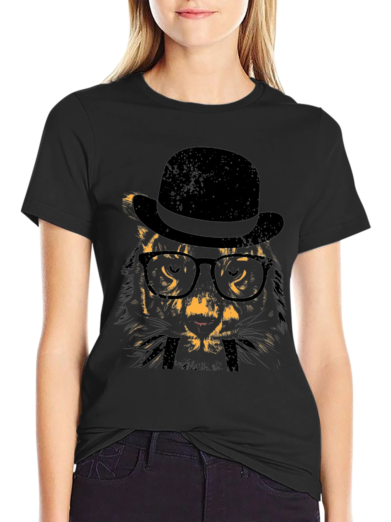 Cool Cat T-Shirt: Classy Feline Design