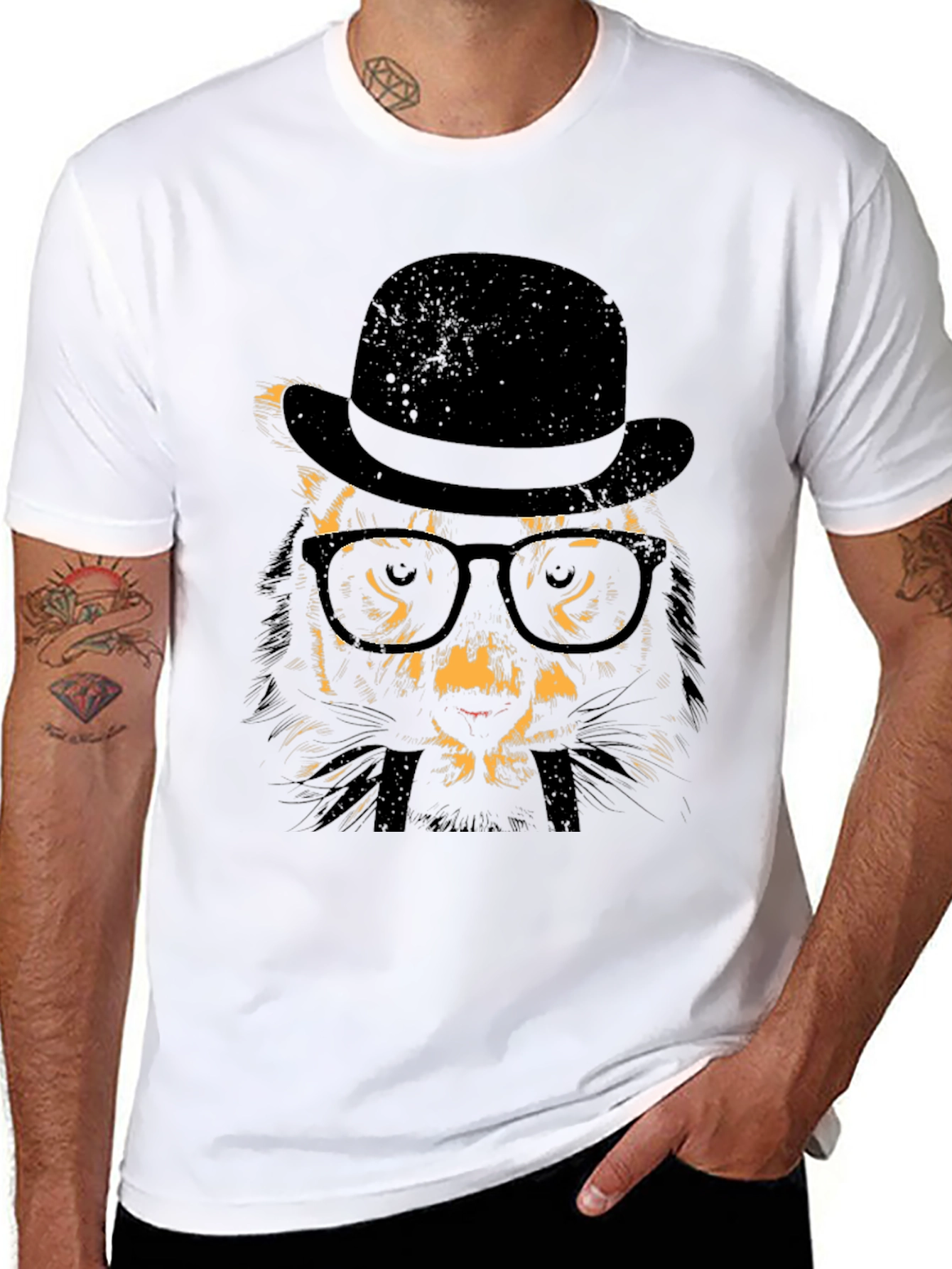 Cool Cat T-Shirt: Classy Feline Design