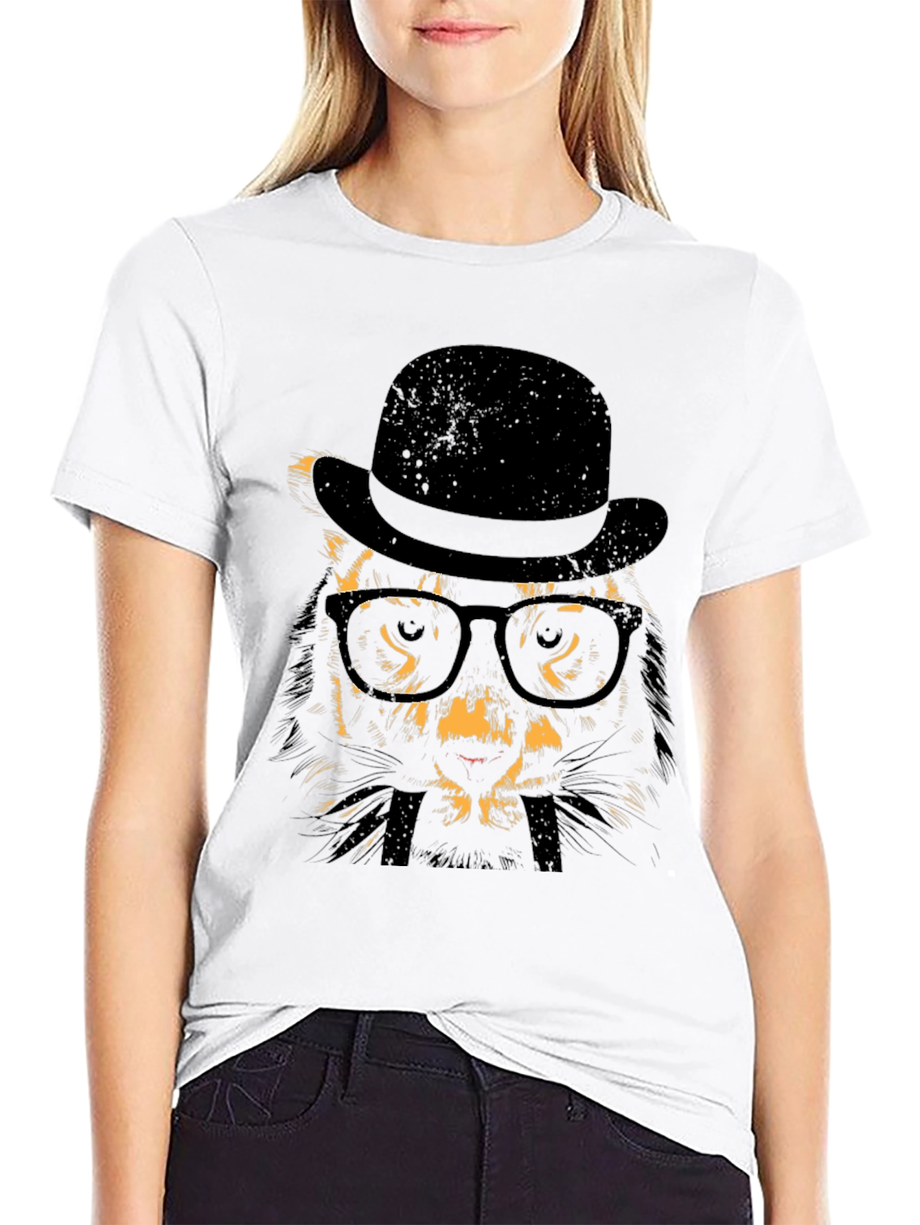 Cool Cat T-Shirt: Classy Feline Design