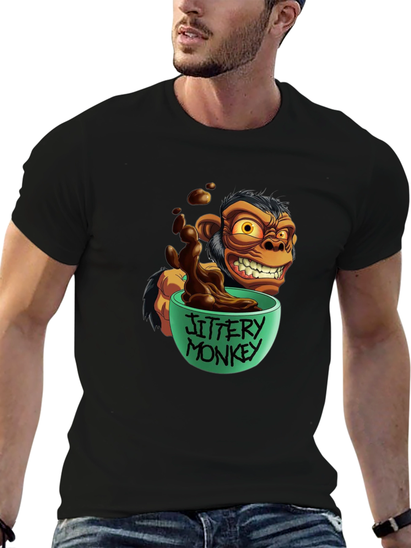 Jittery Monkey Graphic Tee