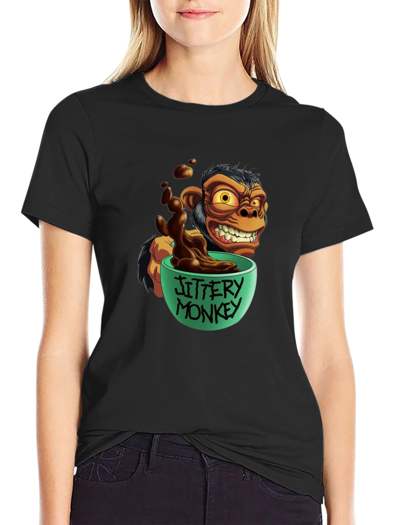 Jittery Monkey Graphic Tee