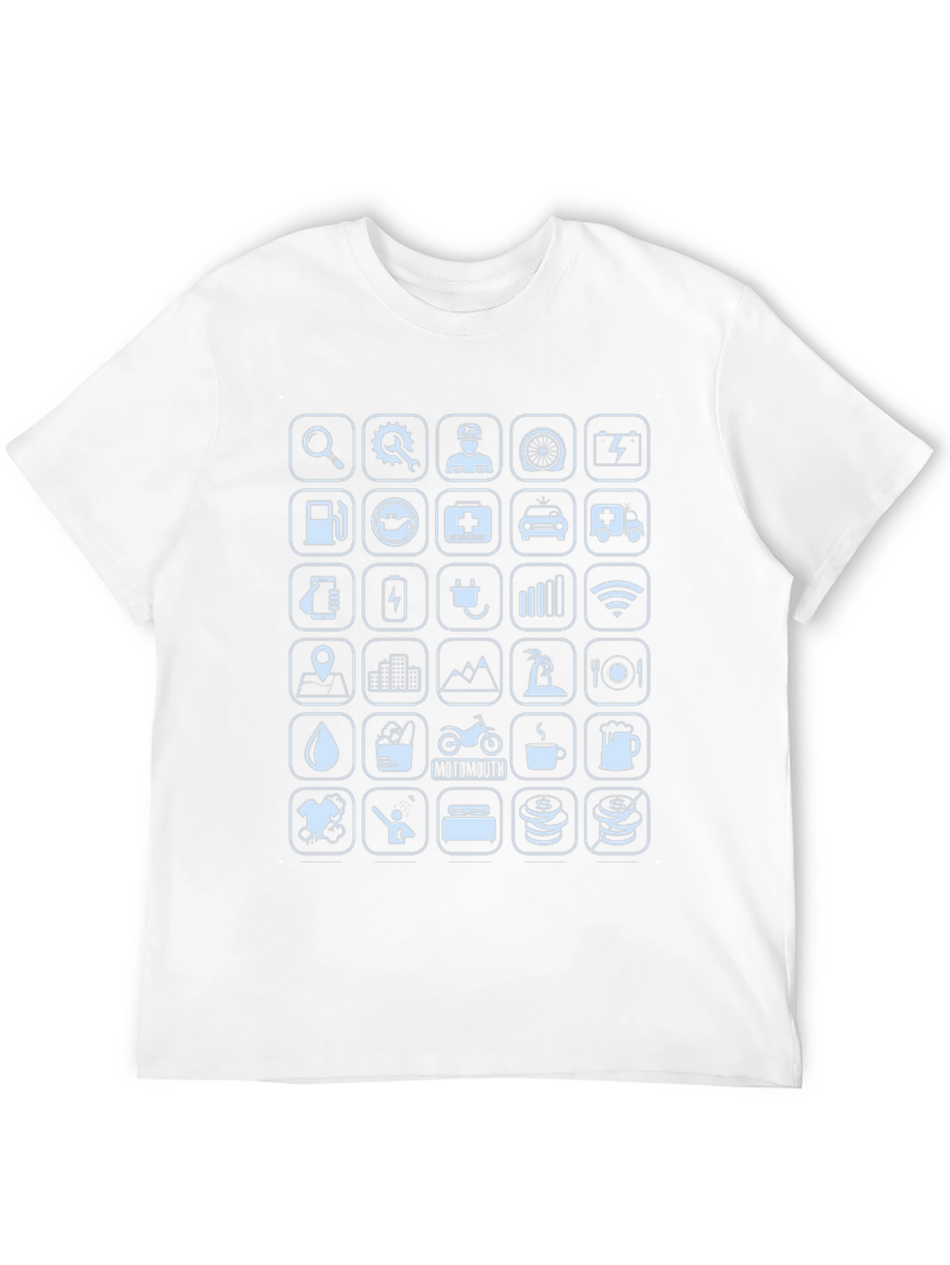 Icon Graphic Print Crew Neck T-Shirt
