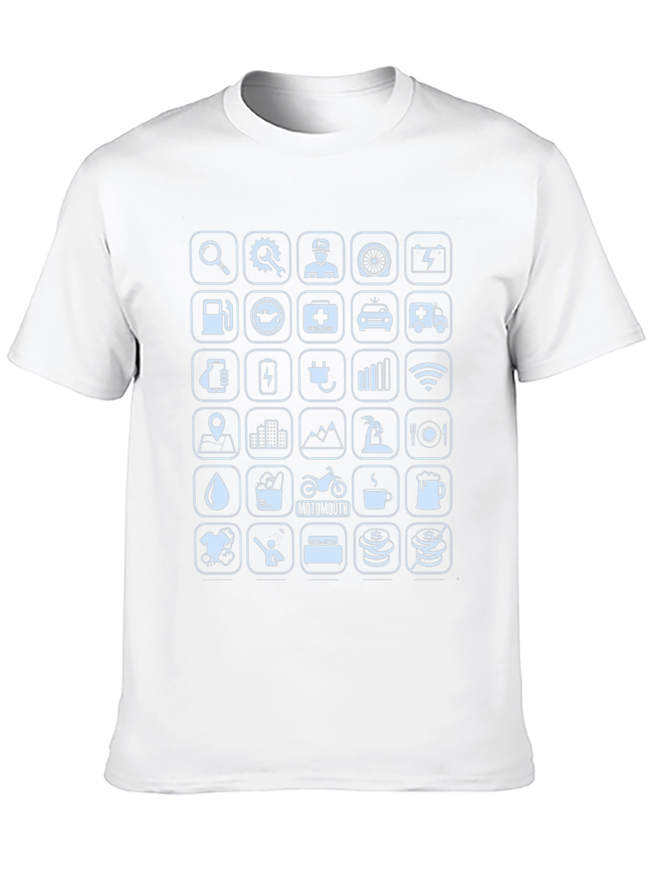 Icon Graphic Print Crew Neck T-Shirt