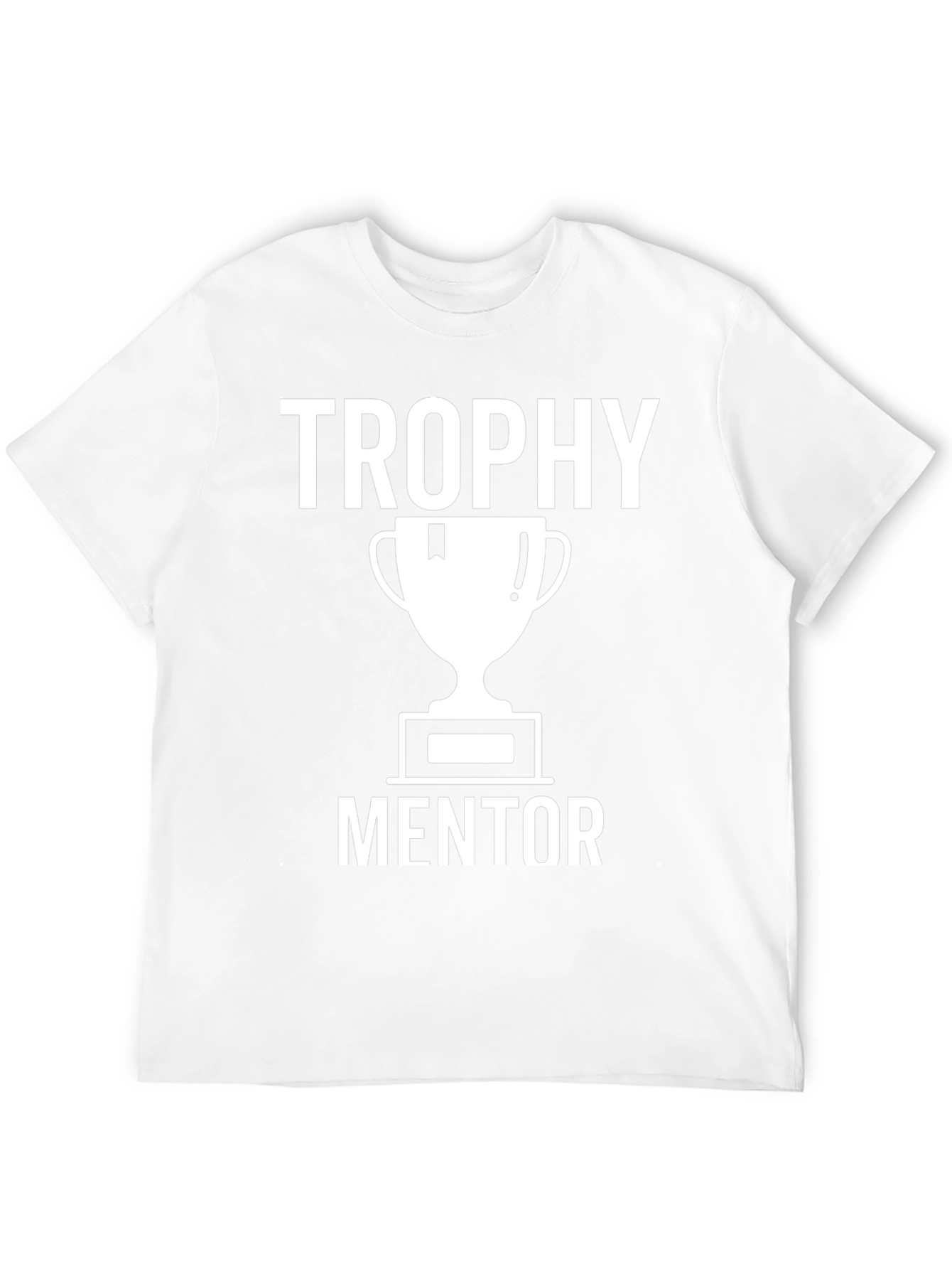 Trophy Mentor Graphic Tee - Black Cotton T-Shirt