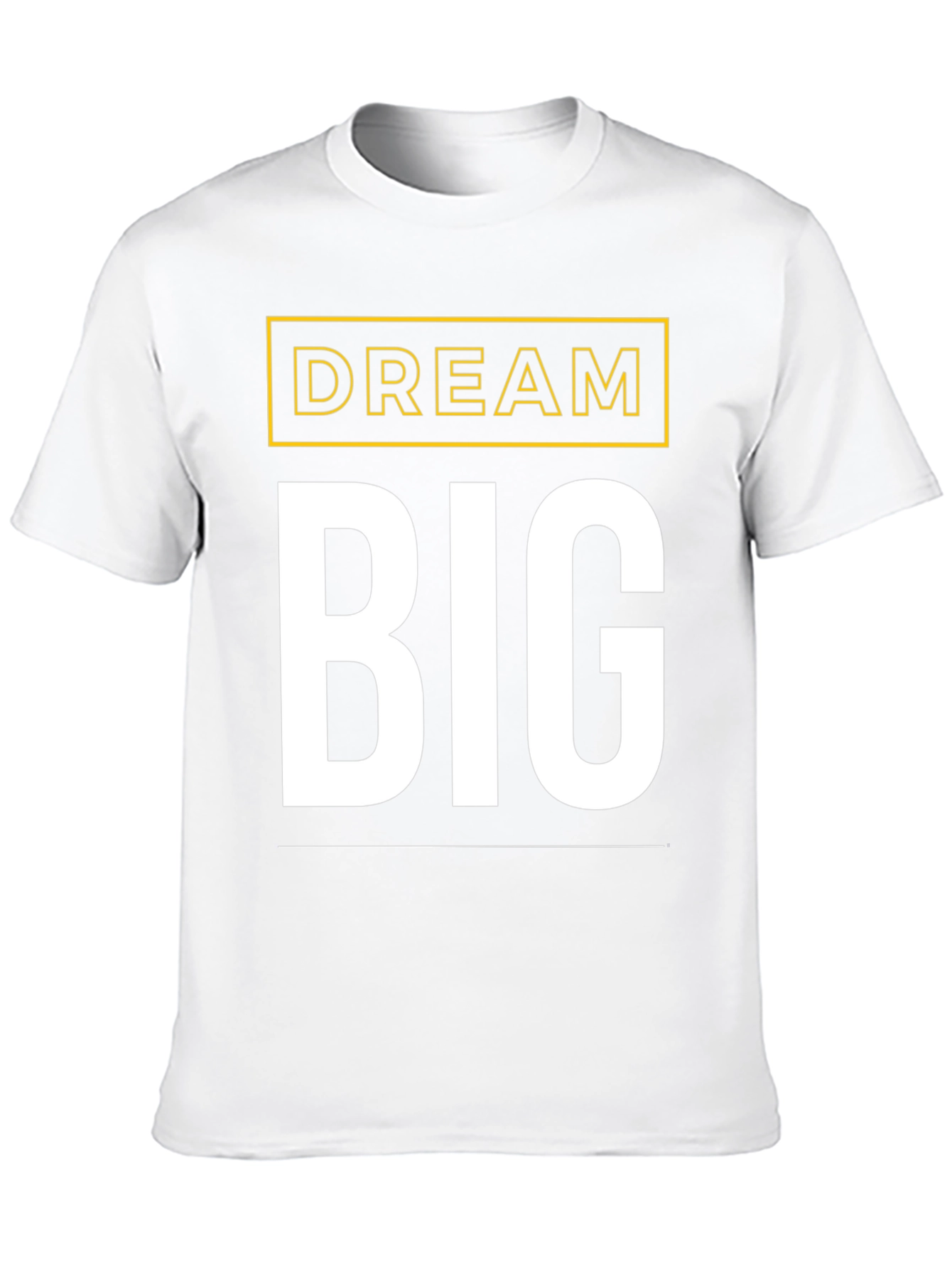 Dream Big Graphic Tee - Motivational Black T-Shirt