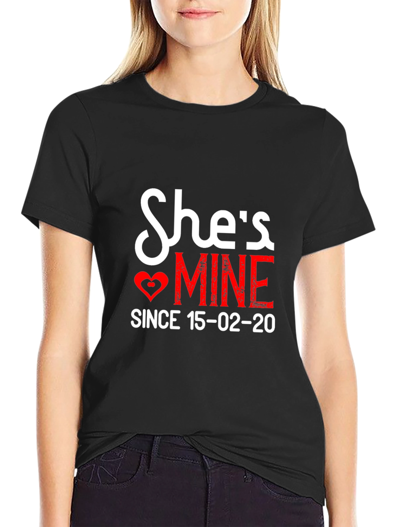 Shes Mine T-Shirt Anniversary Valentines Day
