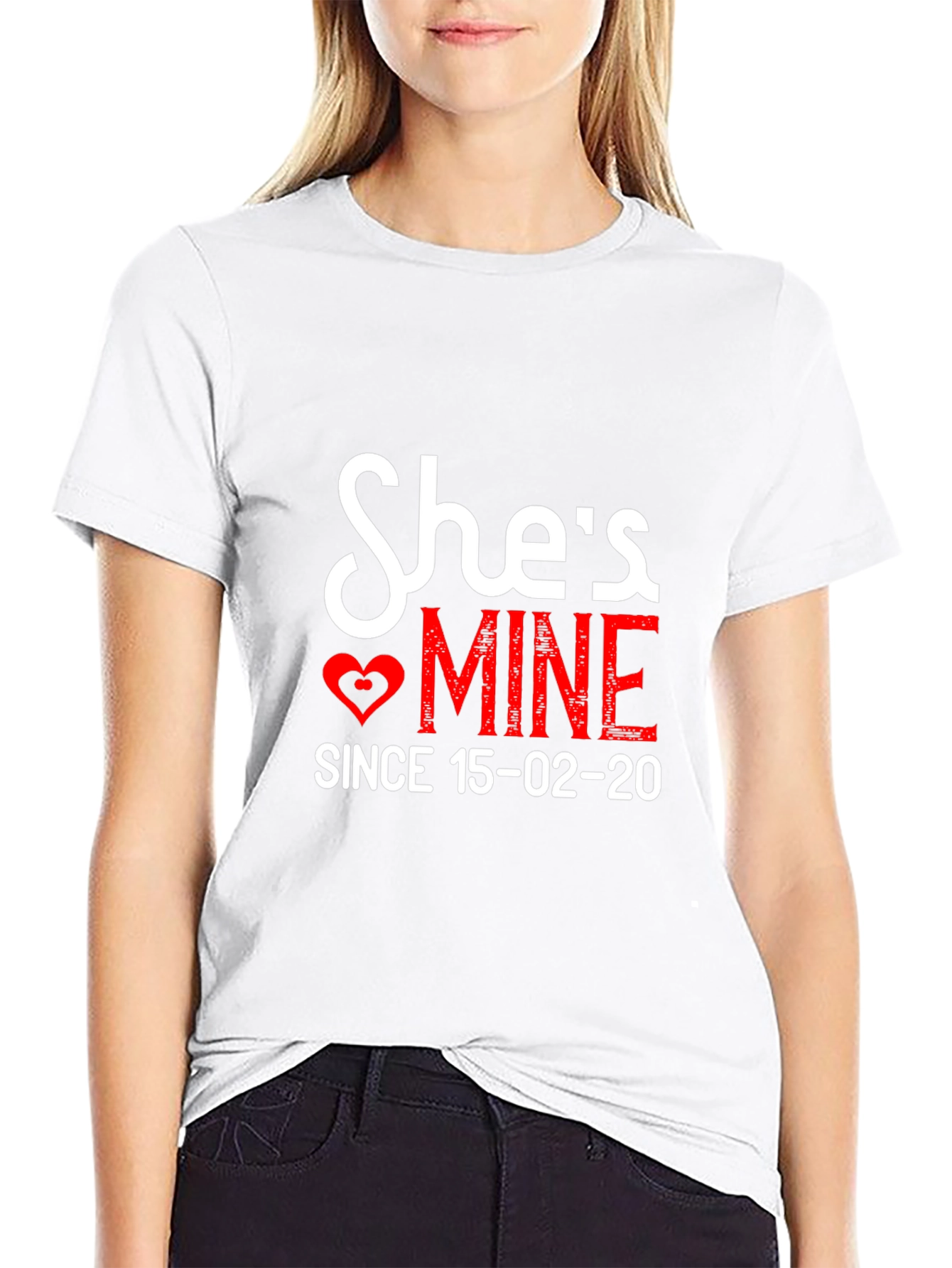 Shes Mine T-Shirt Anniversary Valentines Day