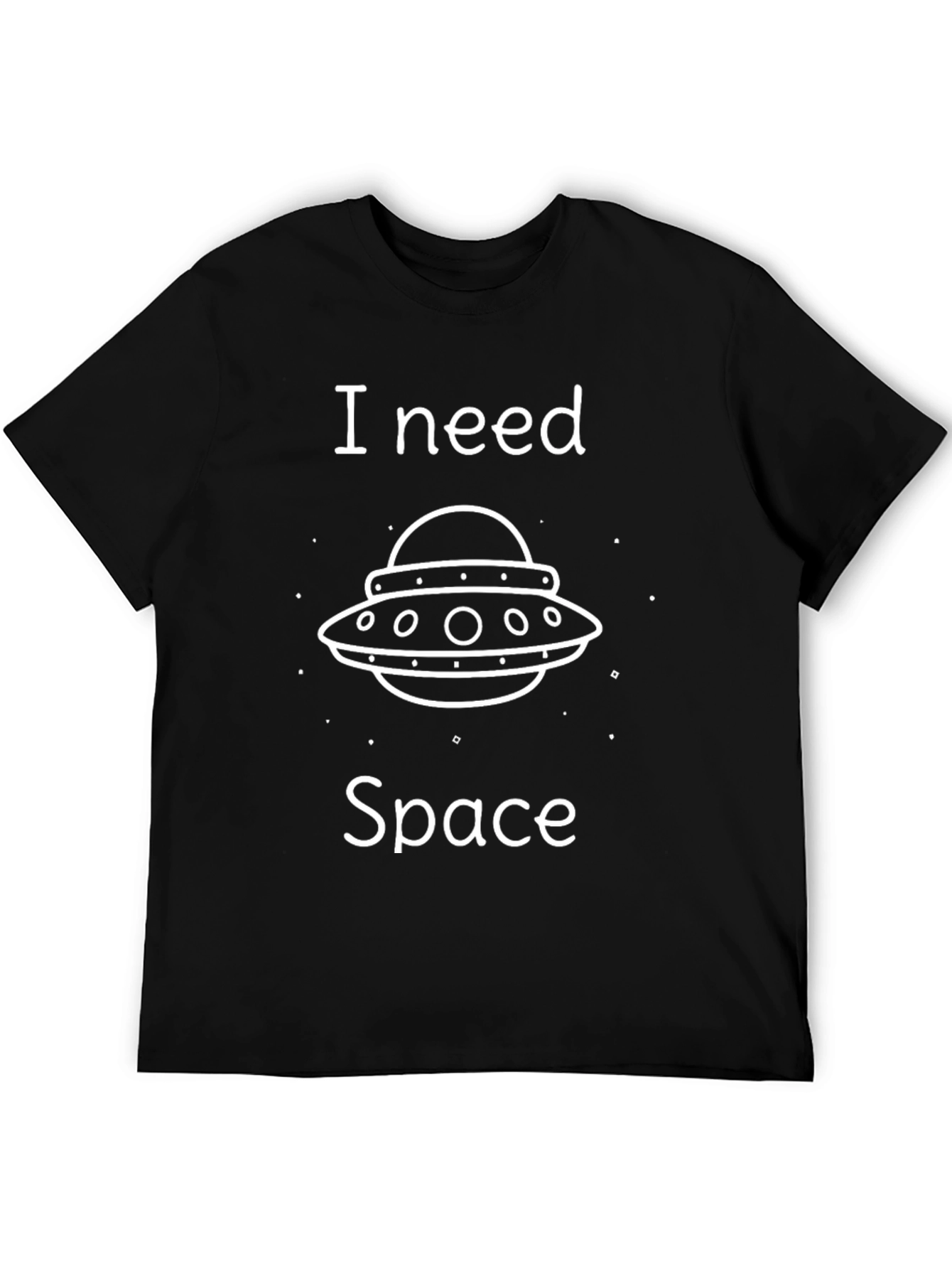 I Need Space UFO Graphic T-Shirt