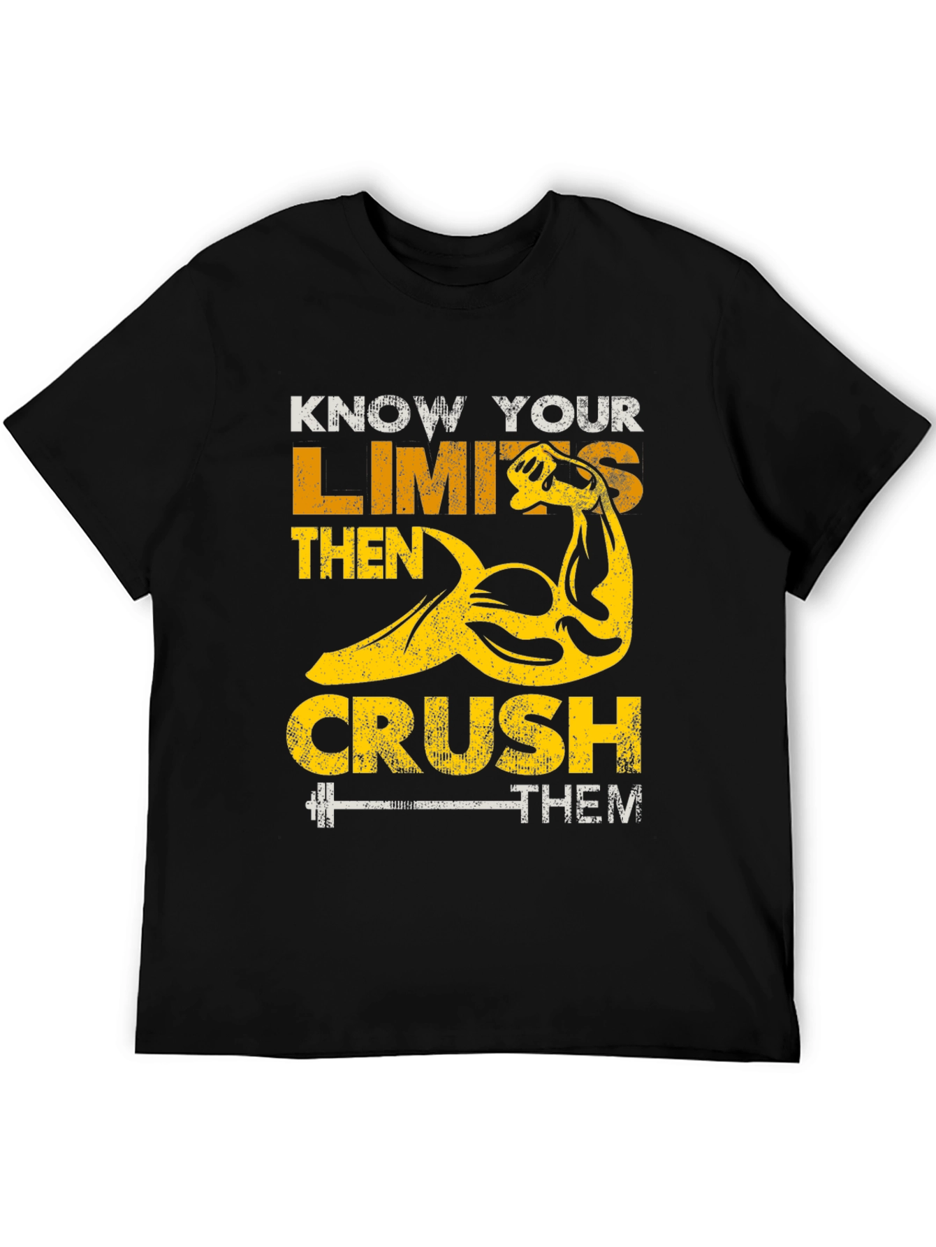 Know Your Limits Graphic Print T-Shirt