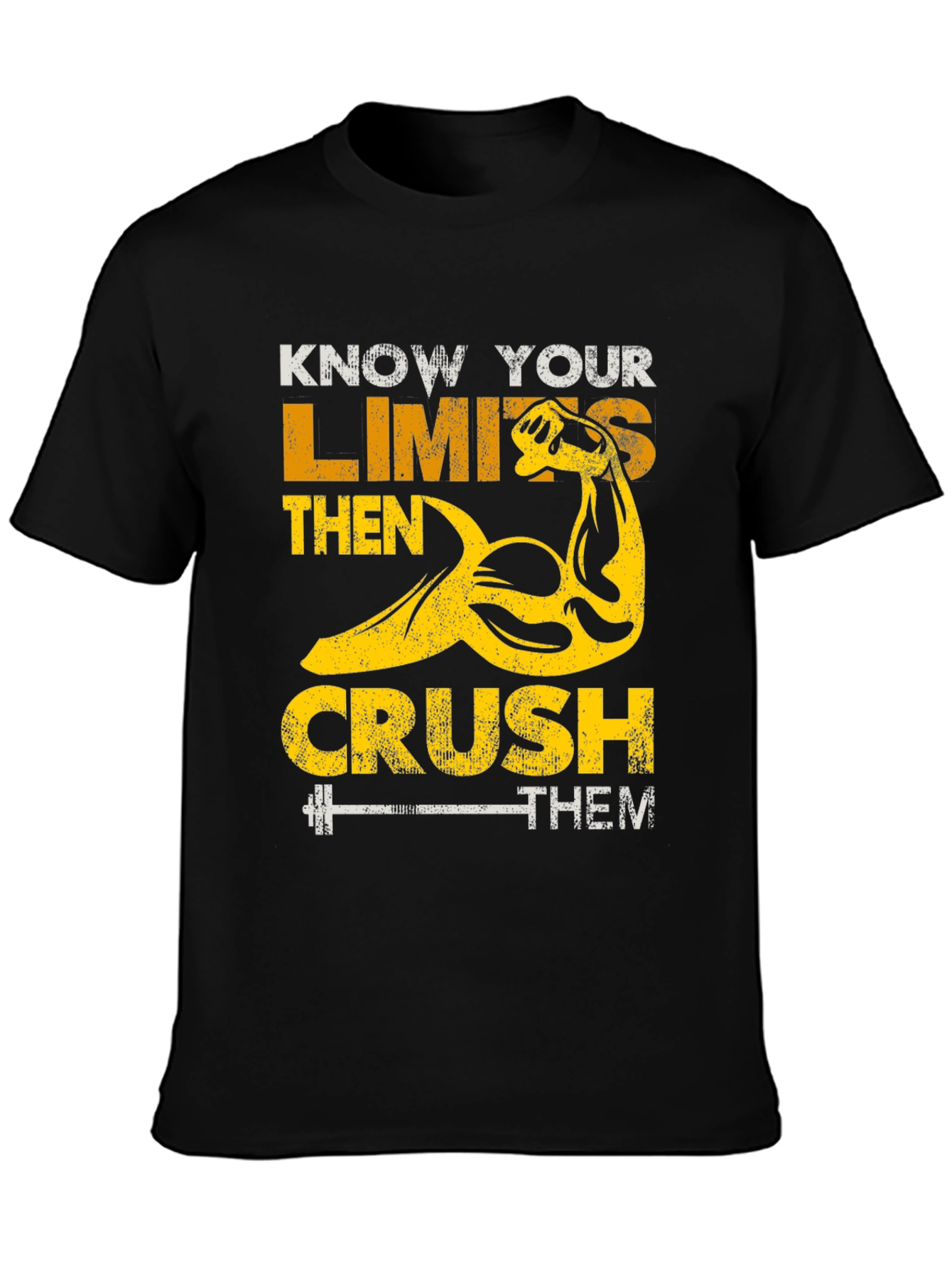 Know Your Limits Graphic Print T-Shirt