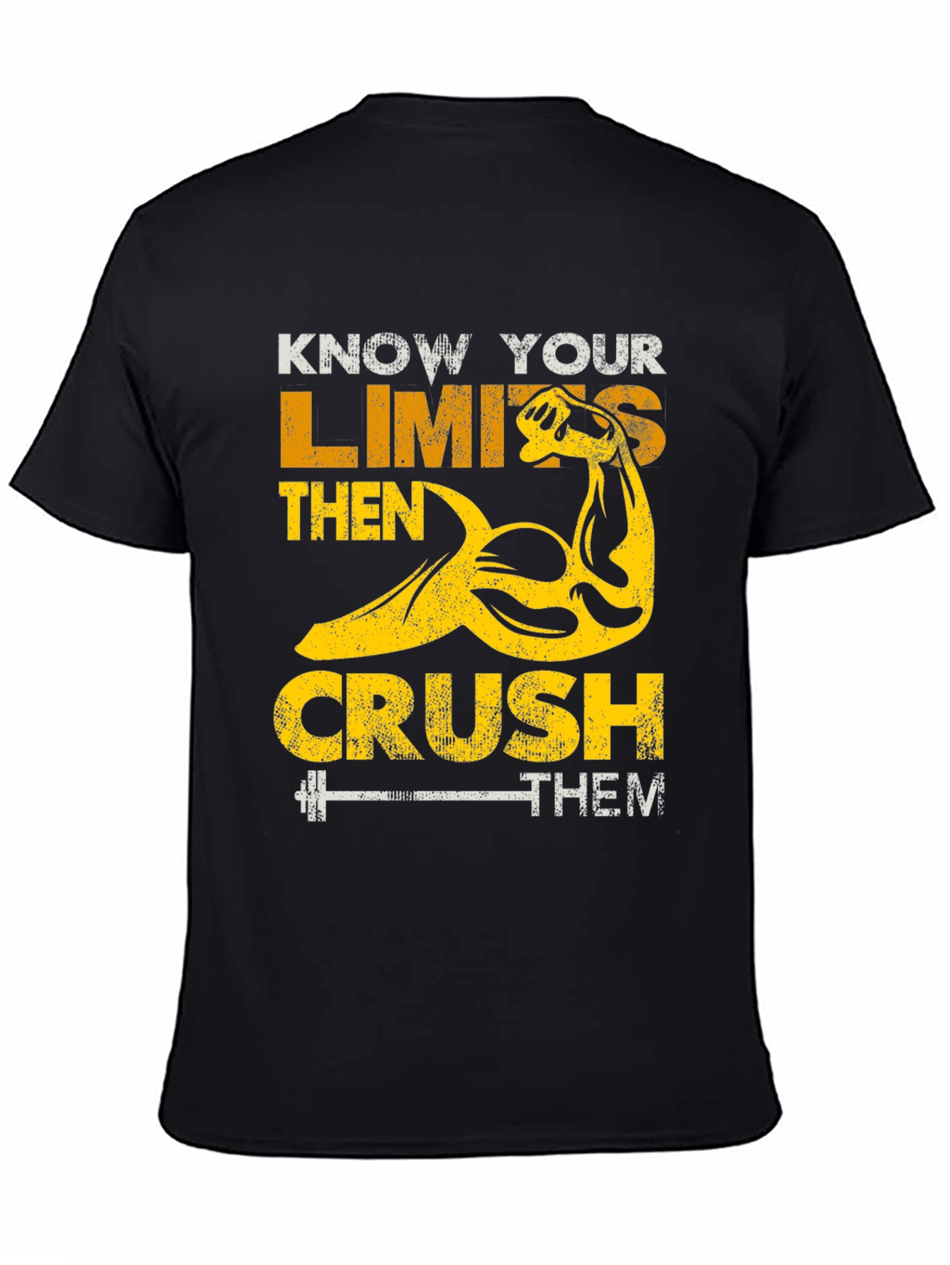 Know Your Limits Graphic Print T-Shirt