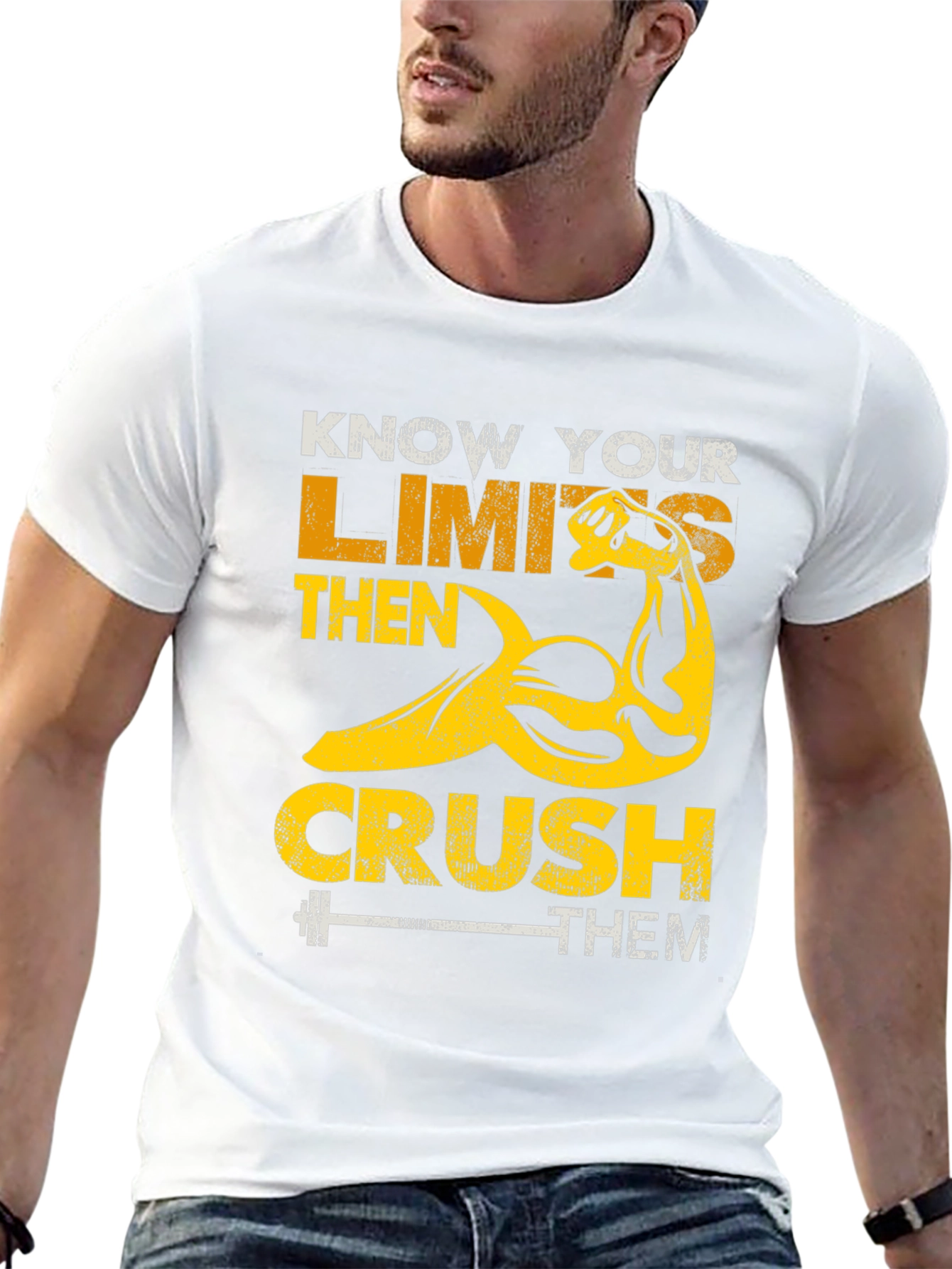 Know Your Limits Graphic Print T-Shirt