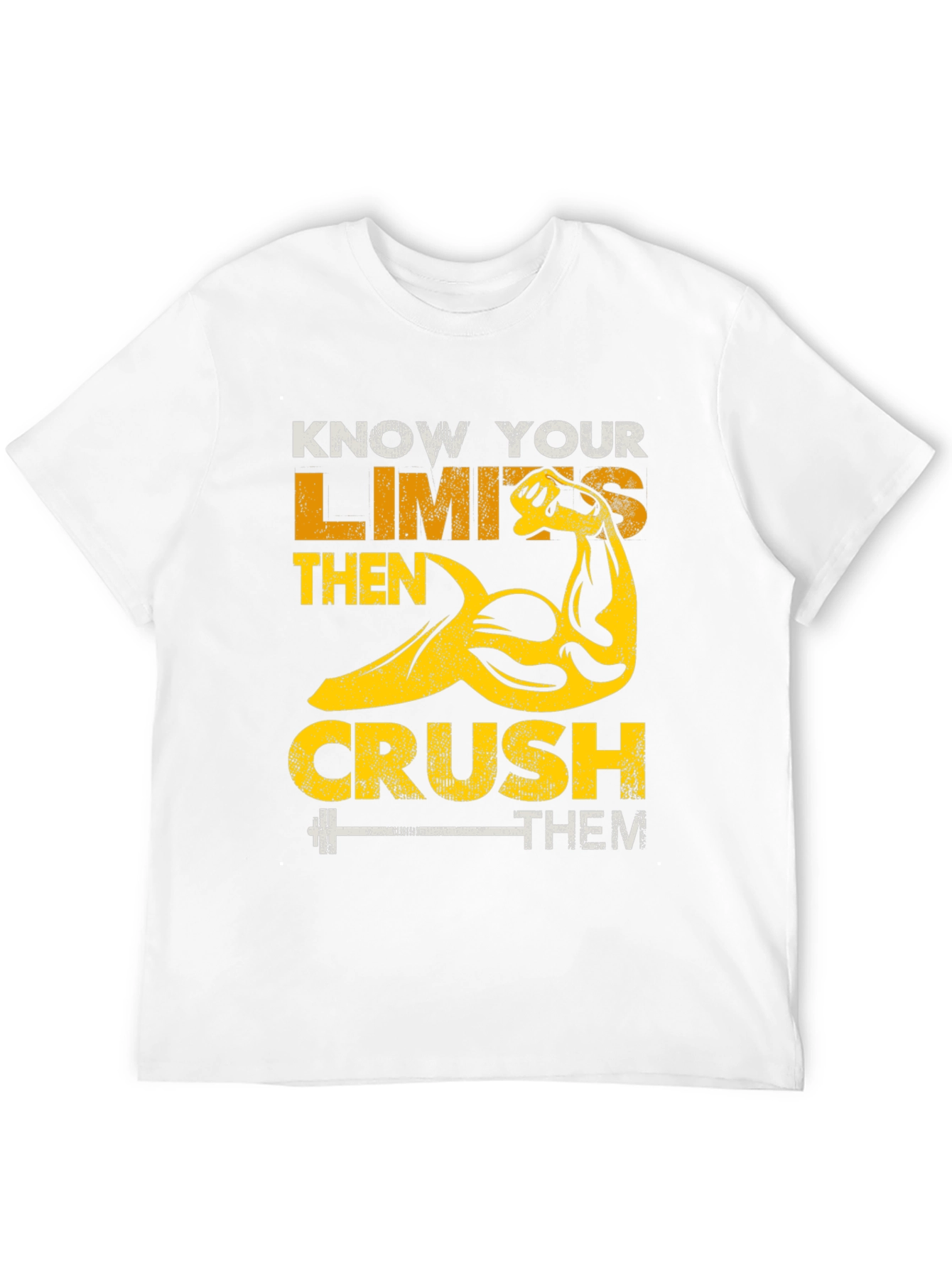 Know Your Limits Graphic Print T-Shirt