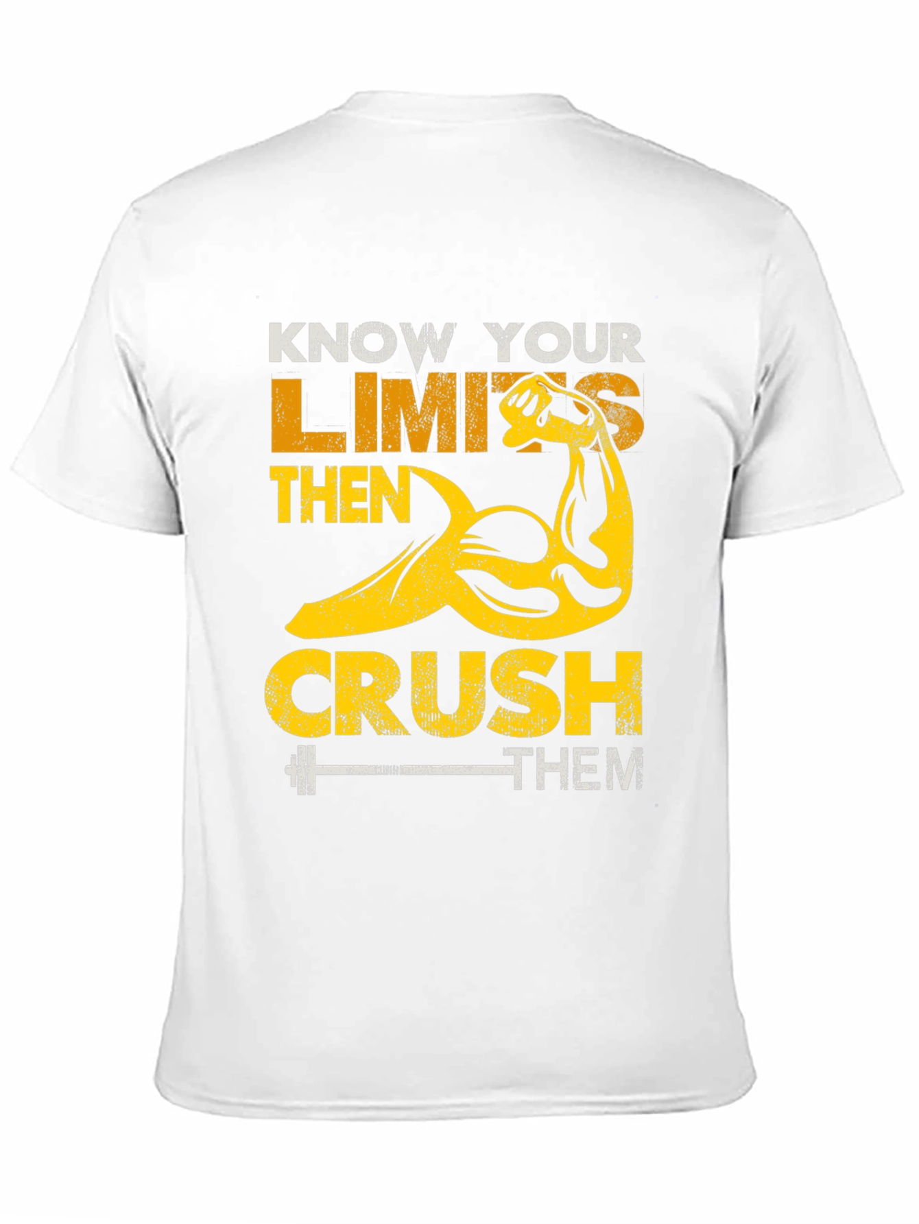 Know Your Limits Graphic Print T-Shirt