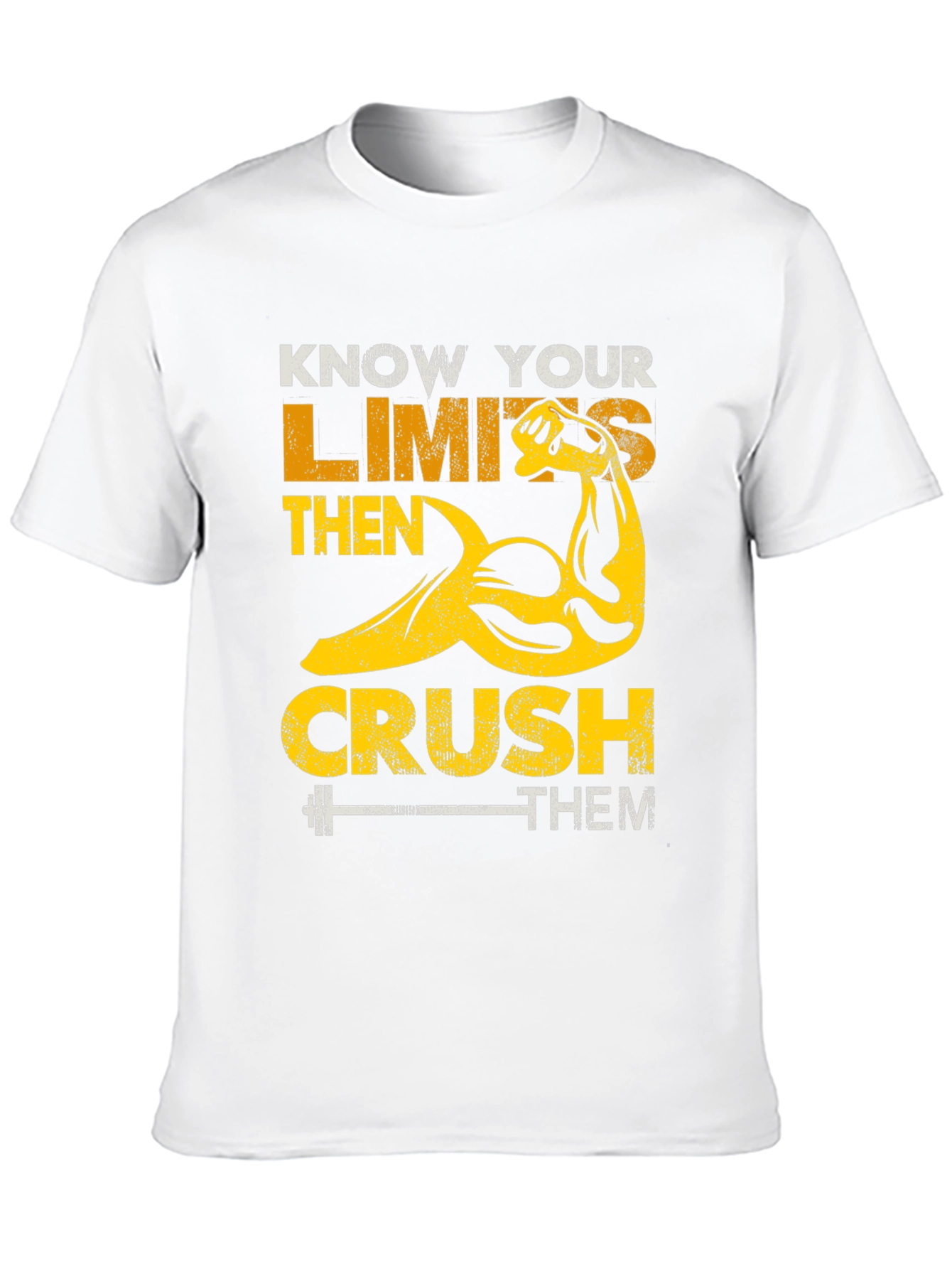 Know Your Limits Graphic Print T-Shirt