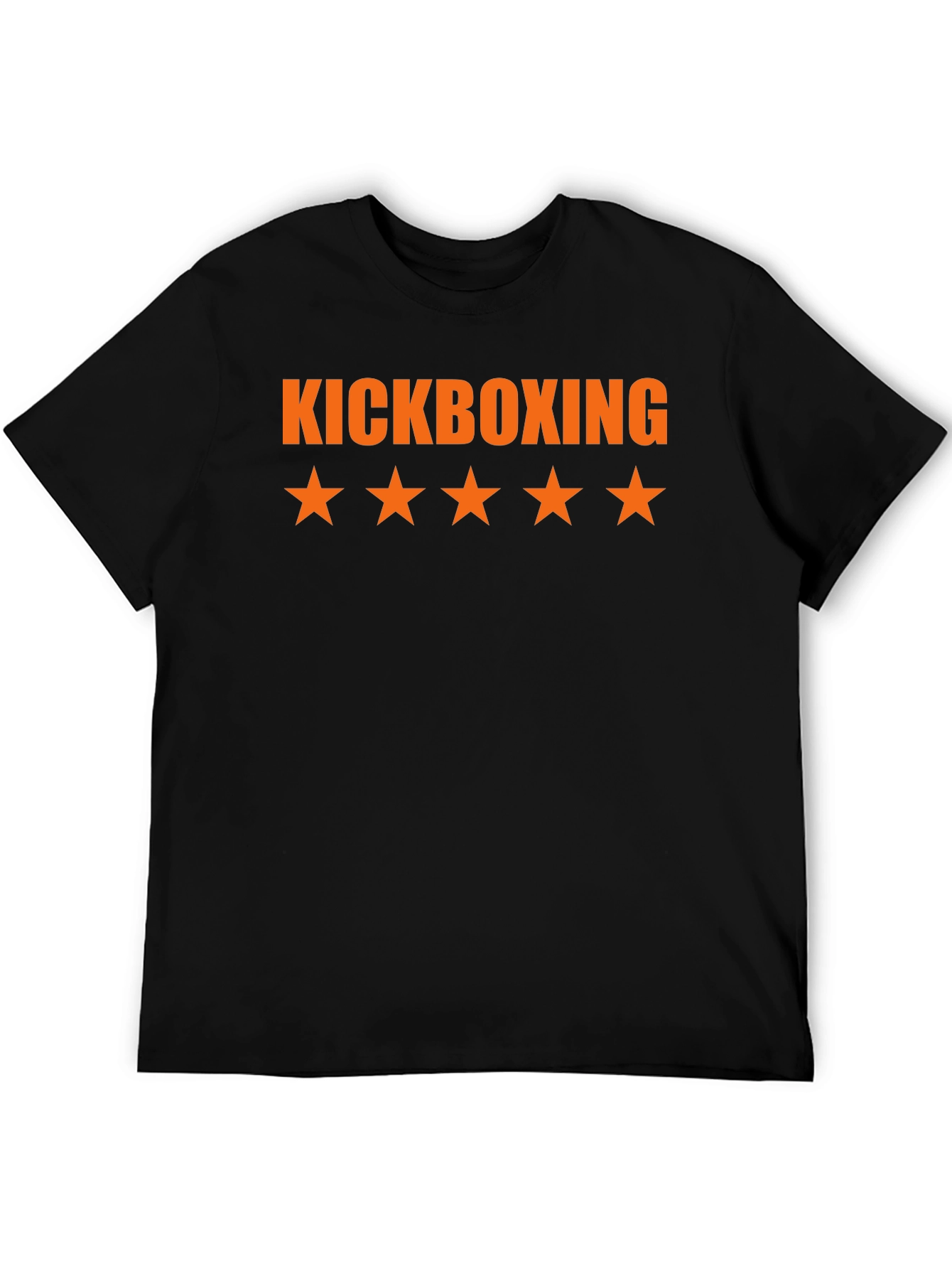 Kickboxing Star T-Shirt - Black Cotton Tee