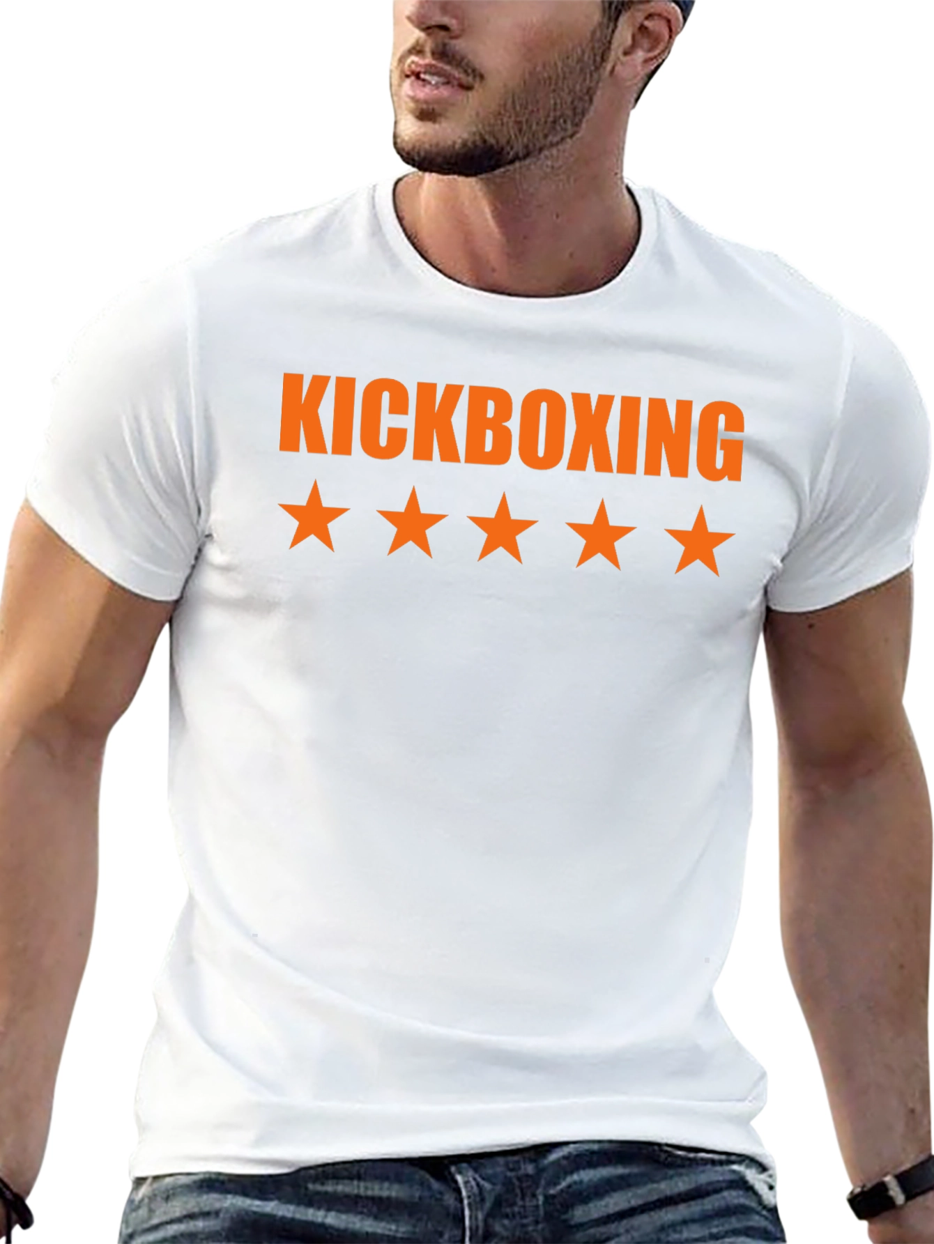Kickboxing Star T-Shirt - Black Cotton Tee