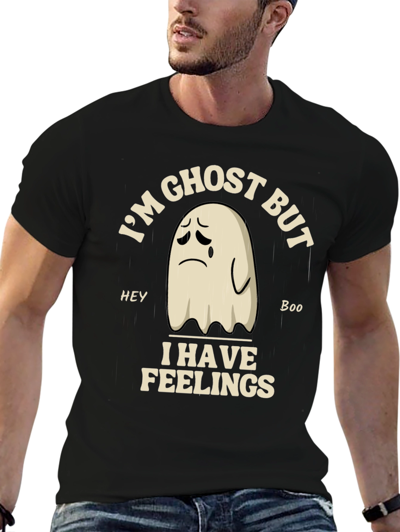 Im Ghost But I Have Feelings Graphic T-Shirt
