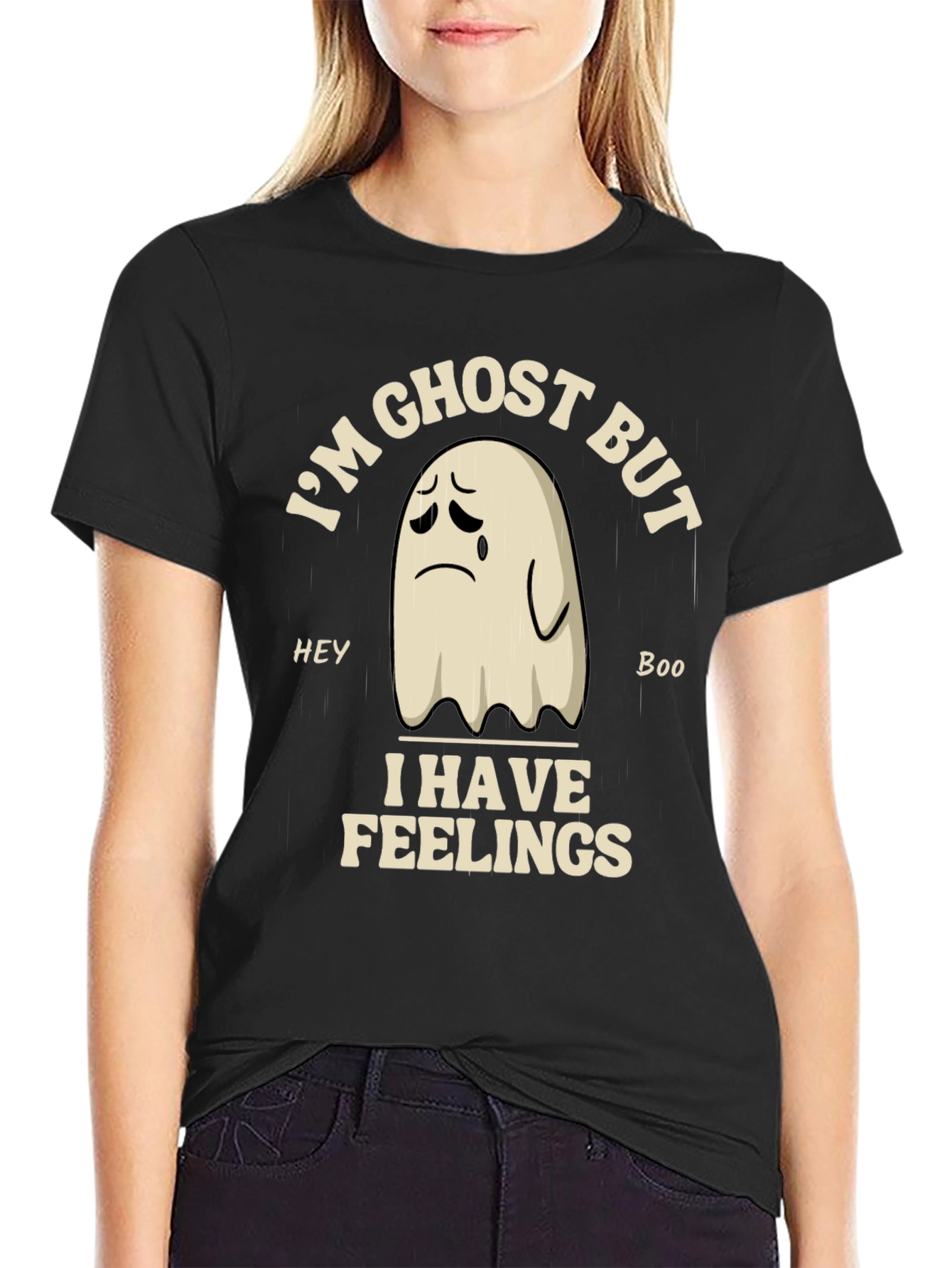Im Ghost But I Have Feelings Graphic T-Shirt
