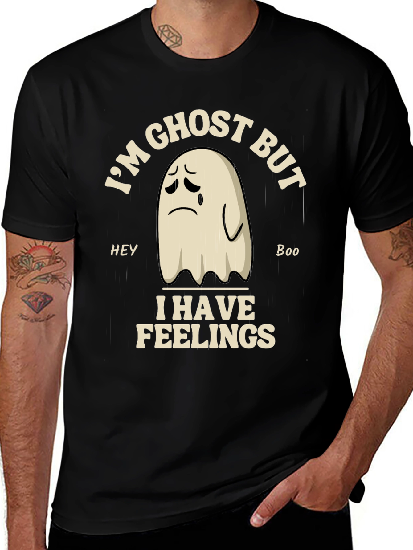 Im Ghost But I Have Feelings Graphic T-Shirt