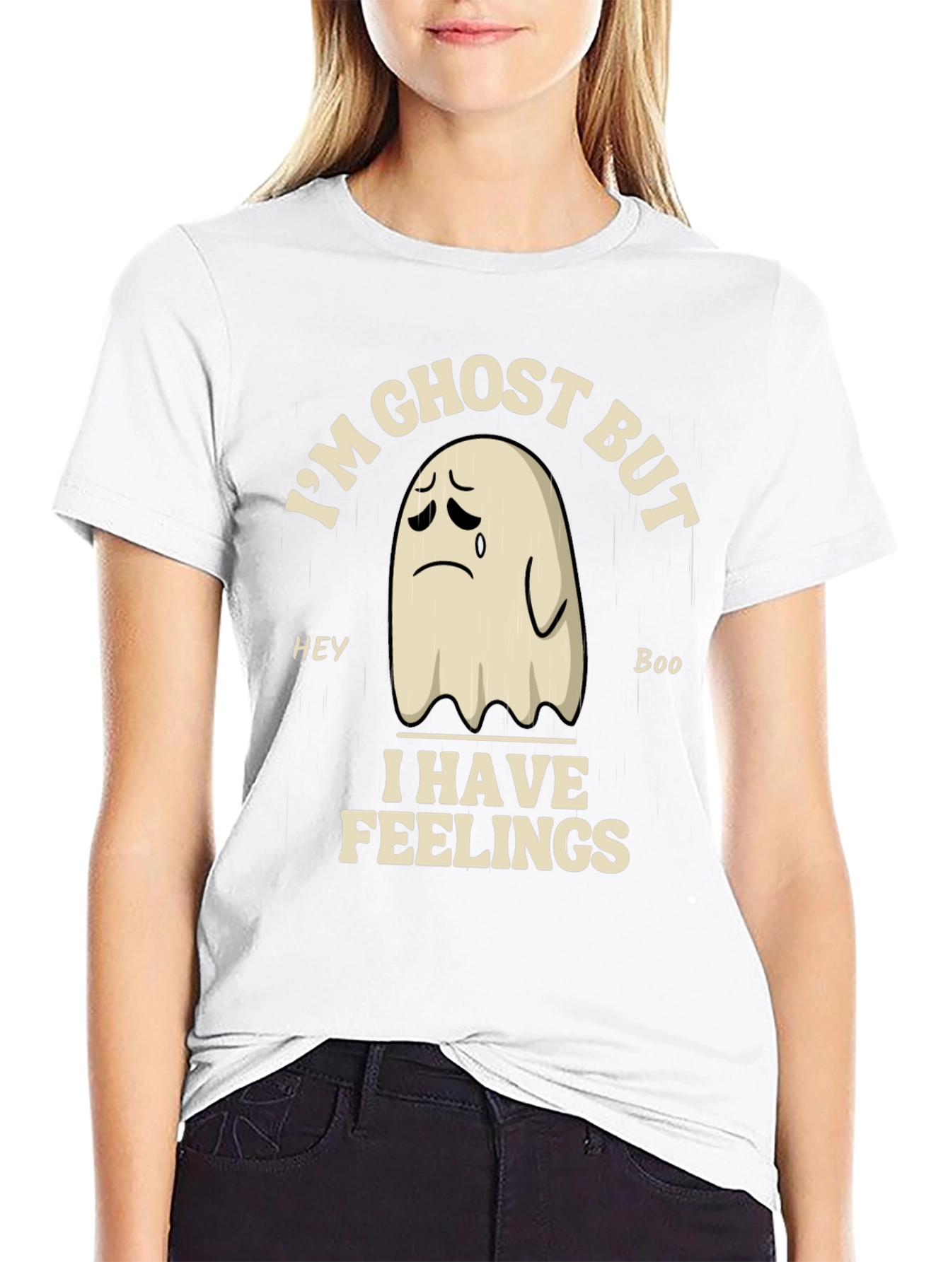 Im Ghost But I Have Feelings Graphic T-Shirt