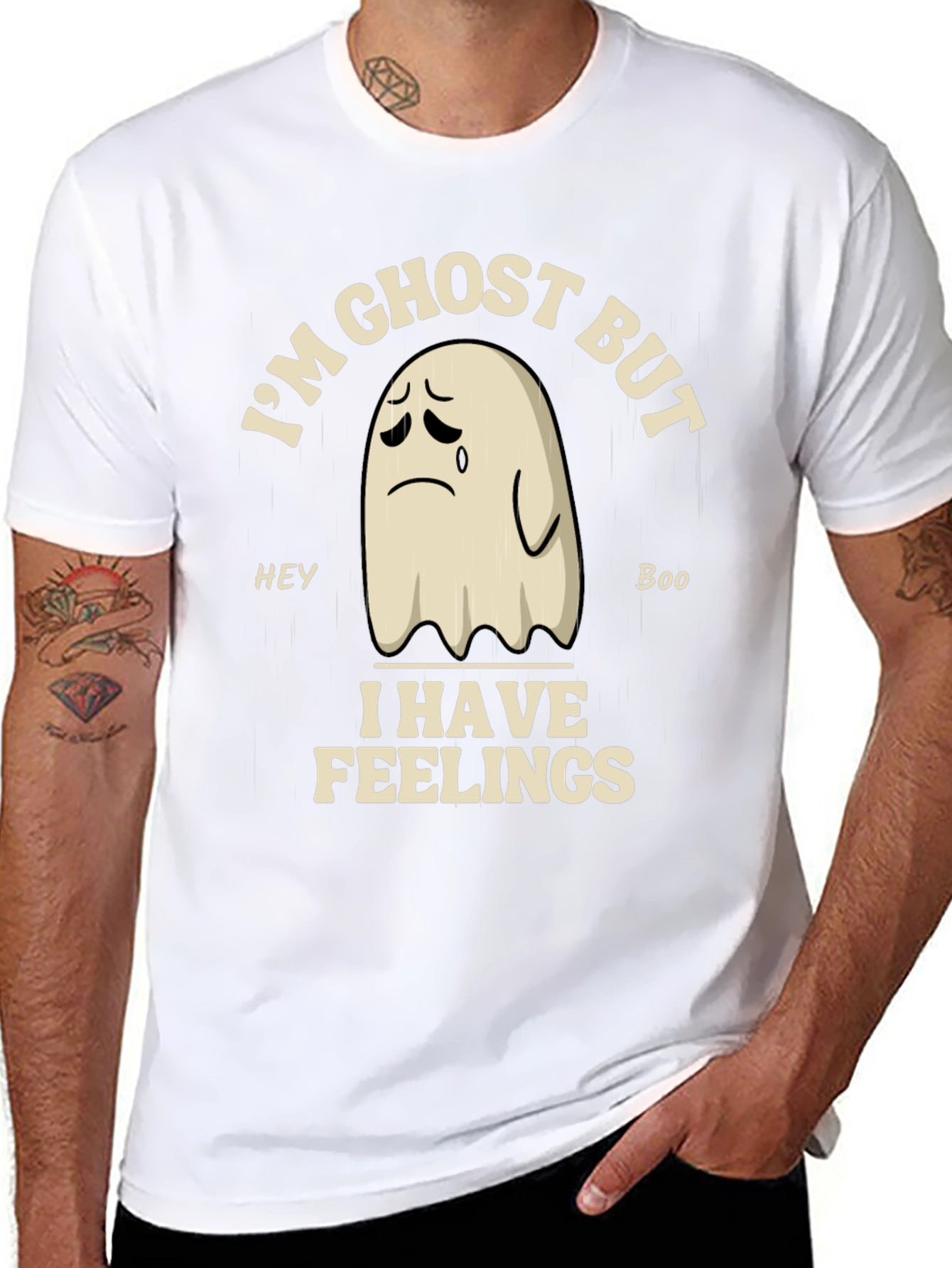 Im Ghost But I Have Feelings Graphic T-Shirt