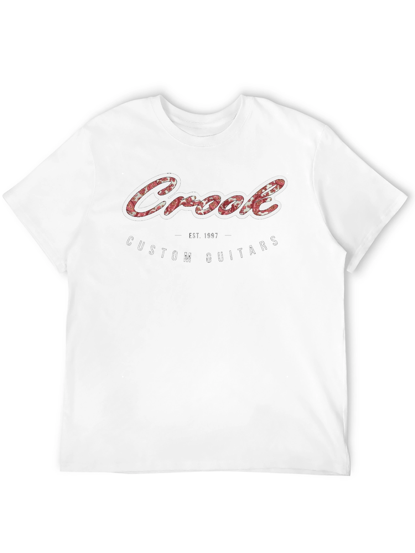 Crook Custom Guitars Black Graphic T-Shirt