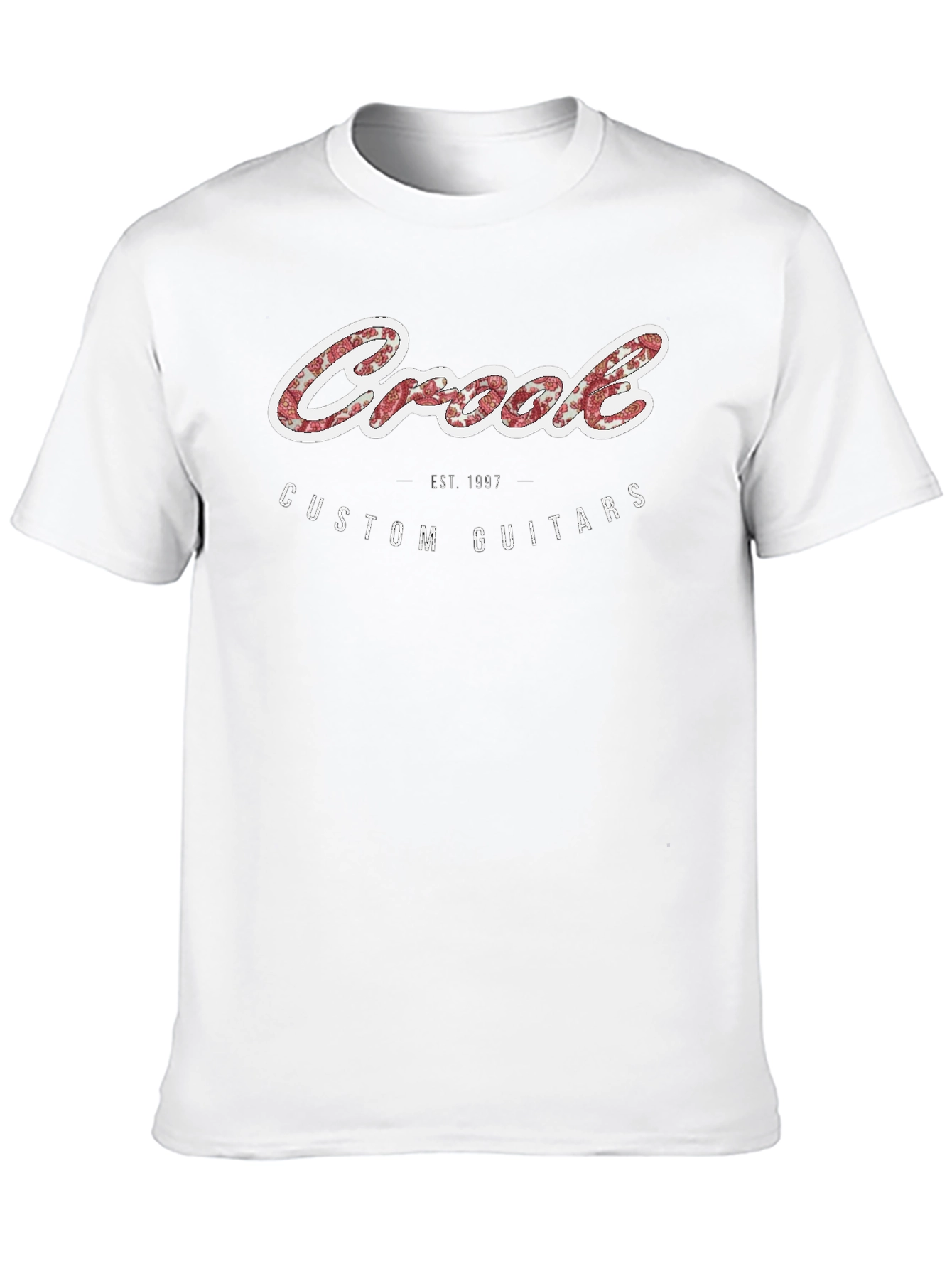 Crook Custom Guitars Black Graphic T-Shirt
