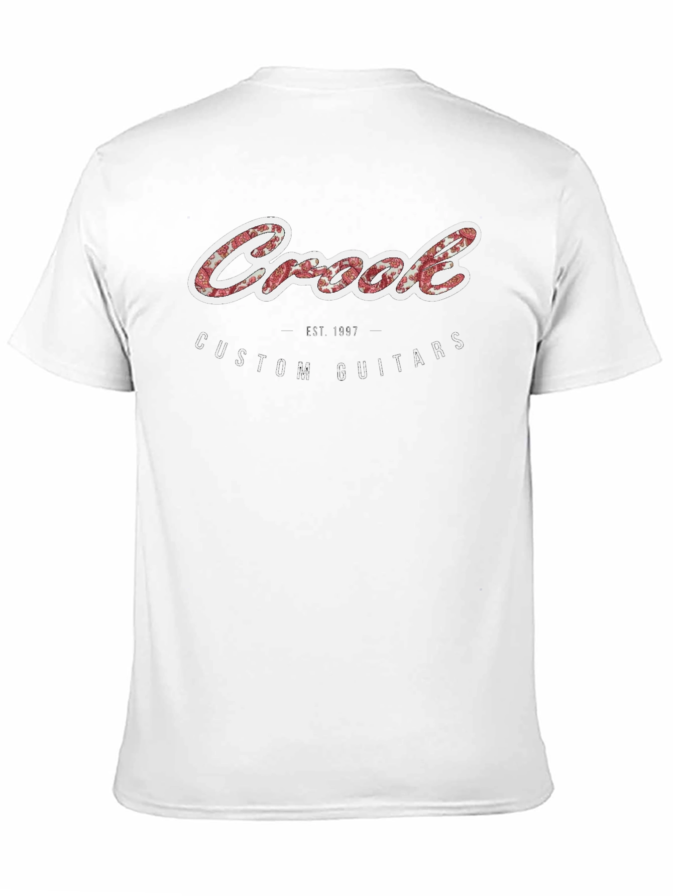 Crook Custom Guitars Black Graphic T-Shirt