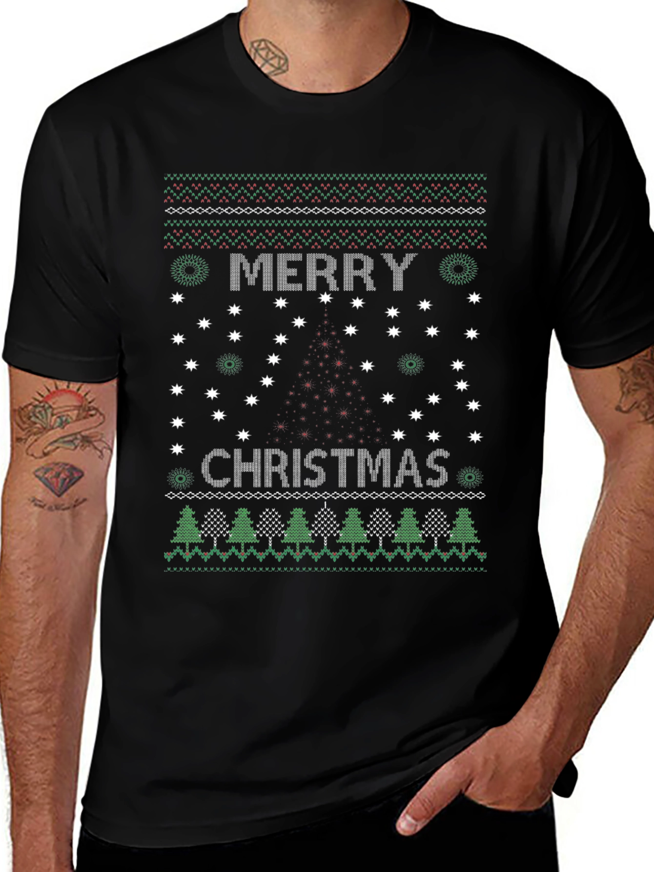 Festive Christmas Graphic Tee
