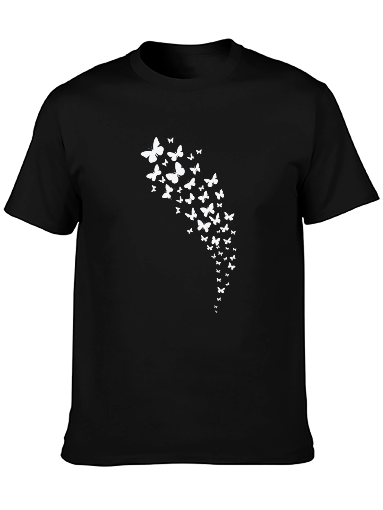 Butterfly Flight Black T-Shirt