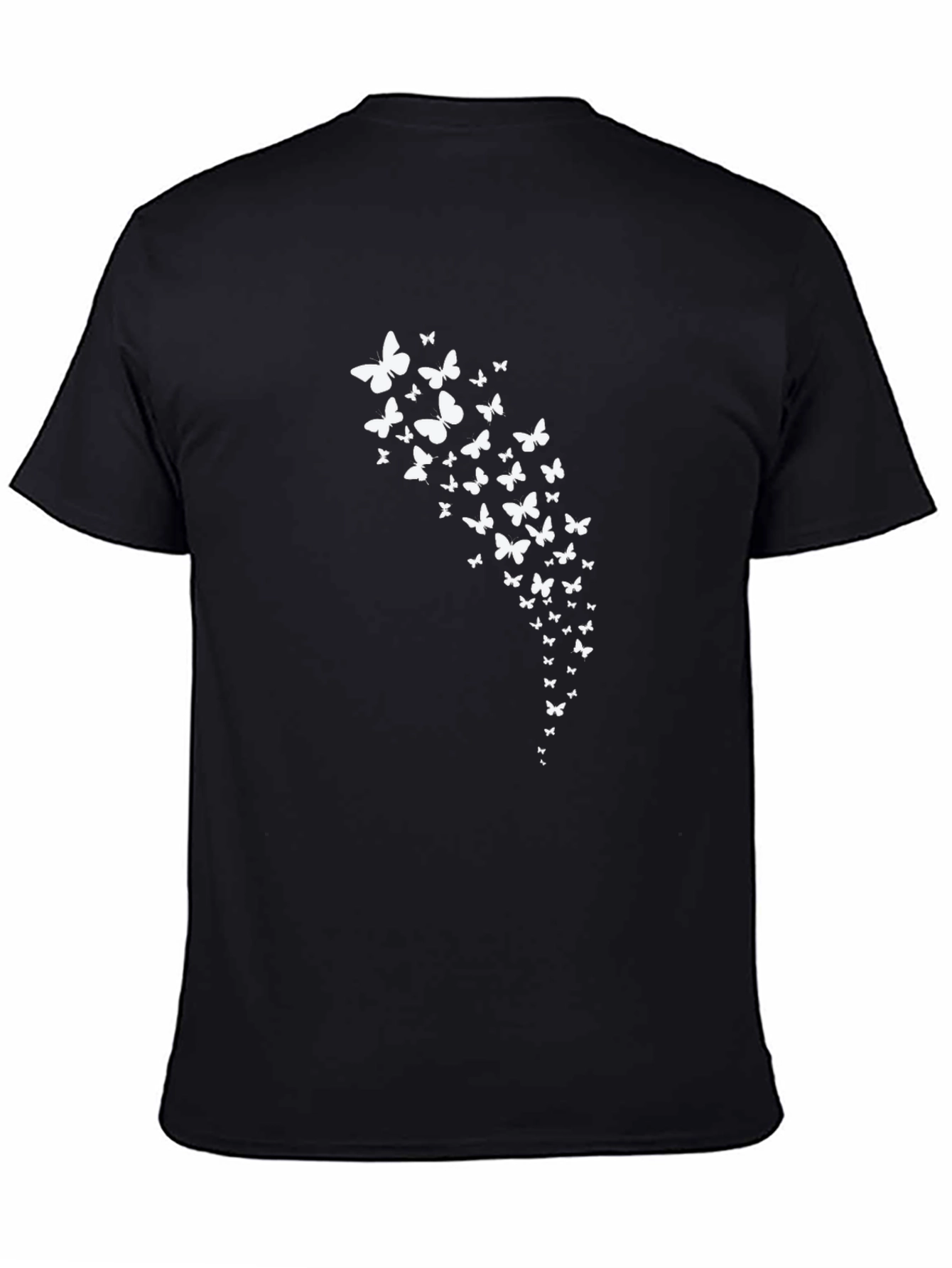 Butterfly Flight Black T-Shirt