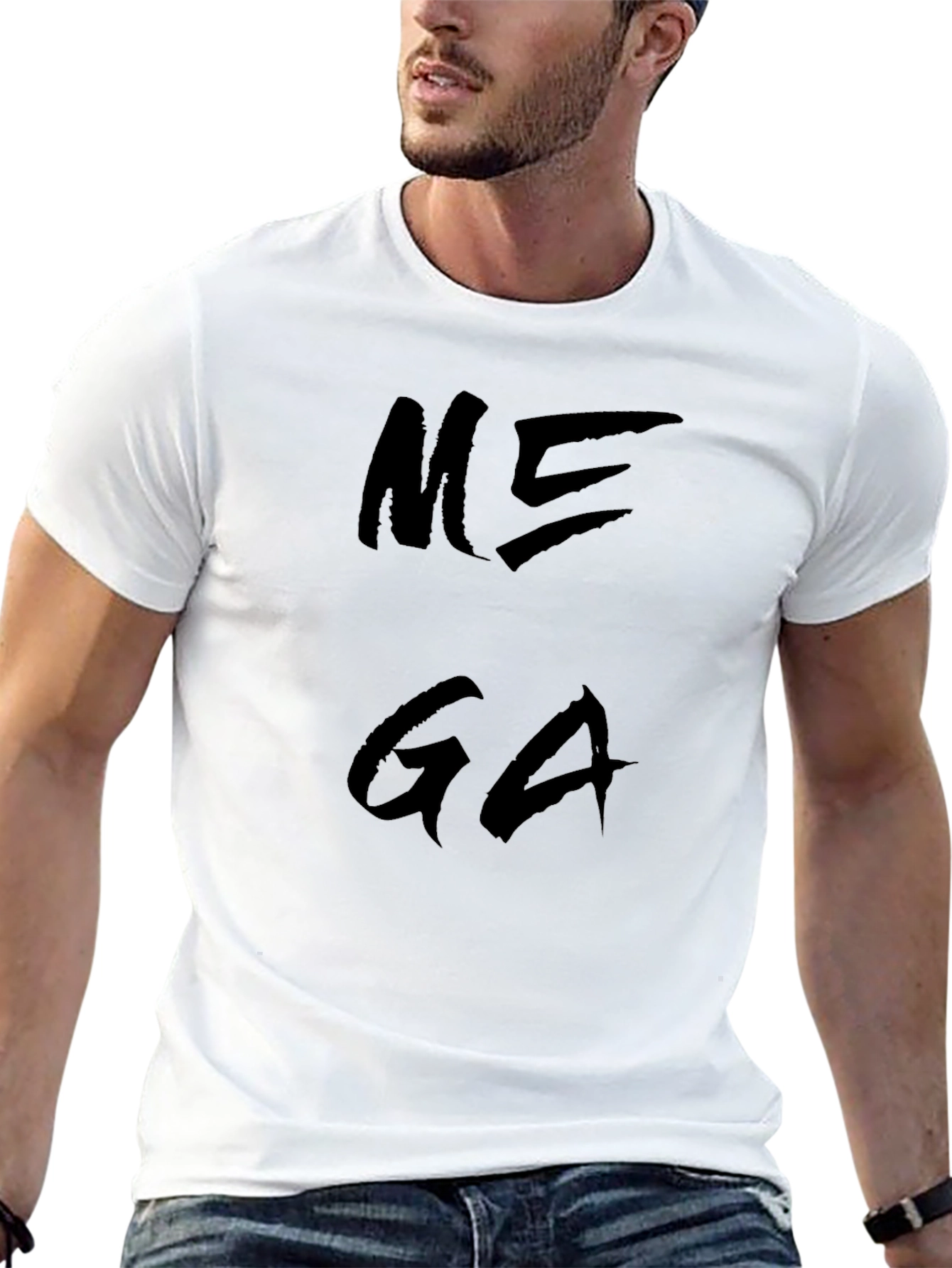 Mega Graphic Black T-Shirt