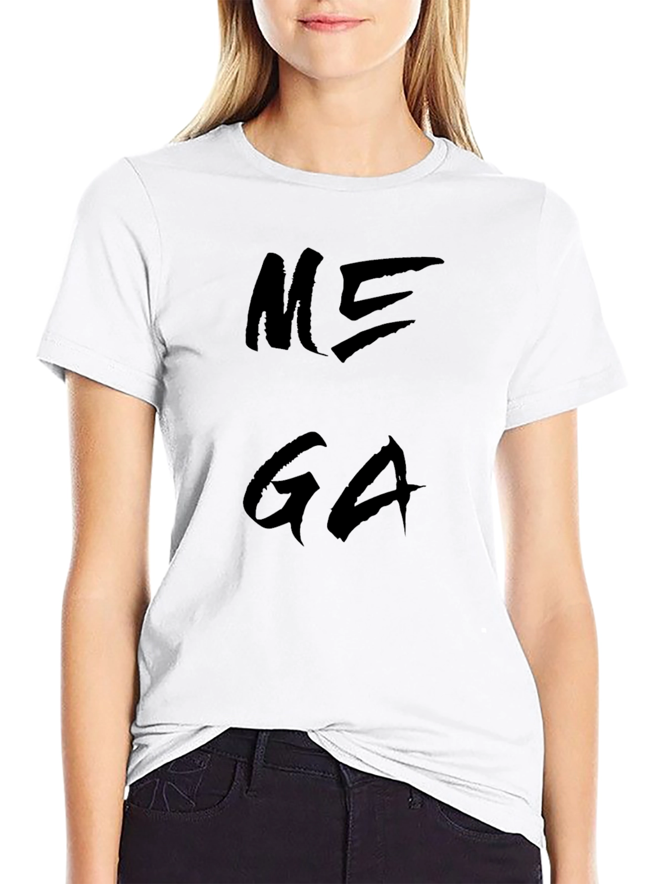 Mega Graphic Black T-Shirt