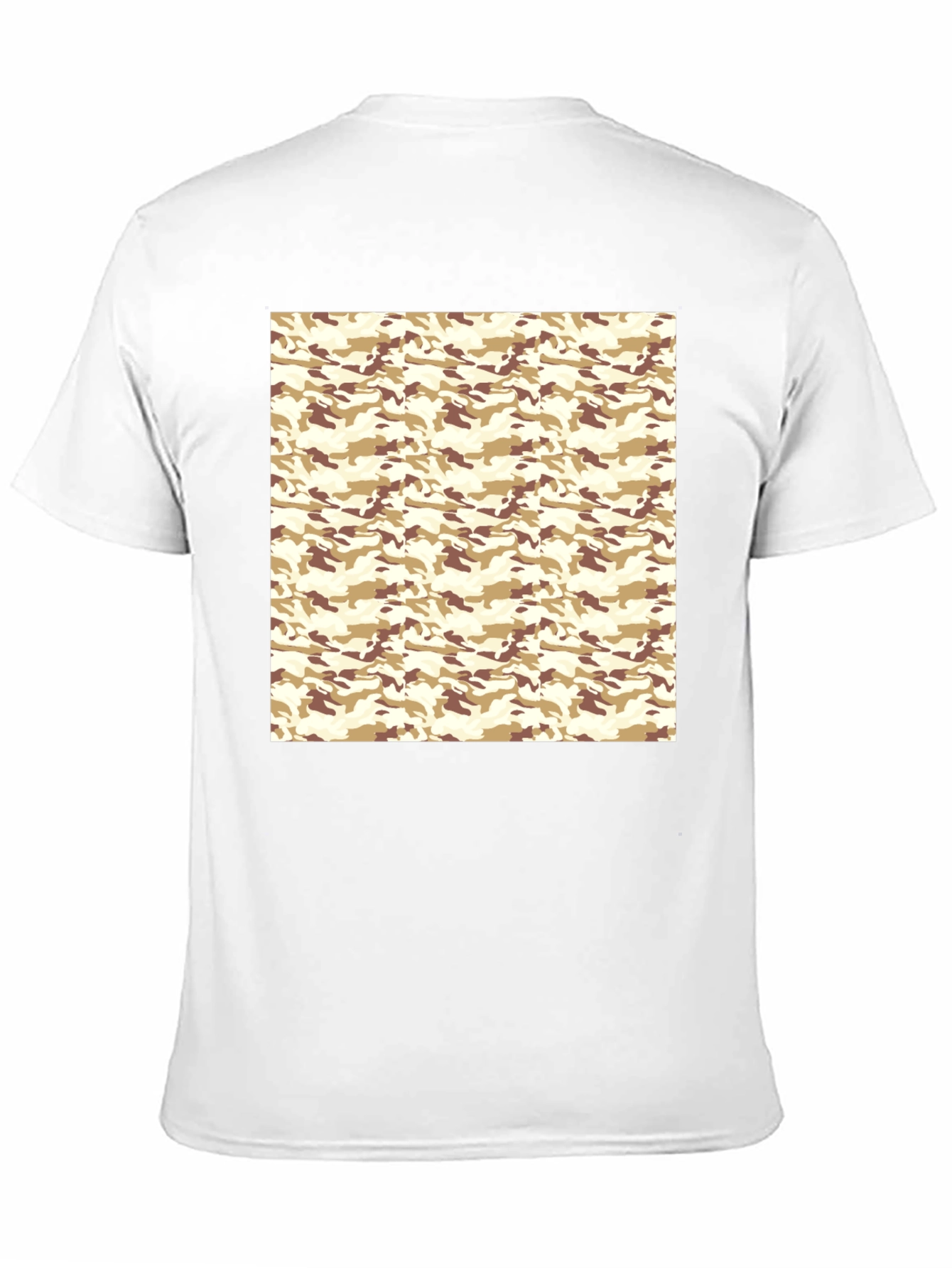 Camo Pattern Black T-Shirt