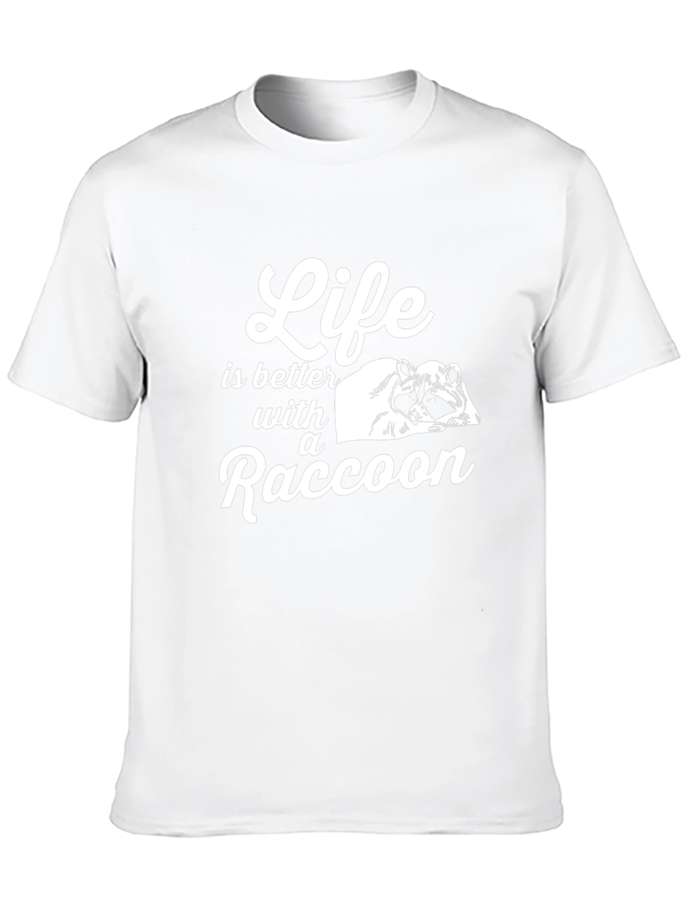 Life is Better With A Raccoon Graphic Tee