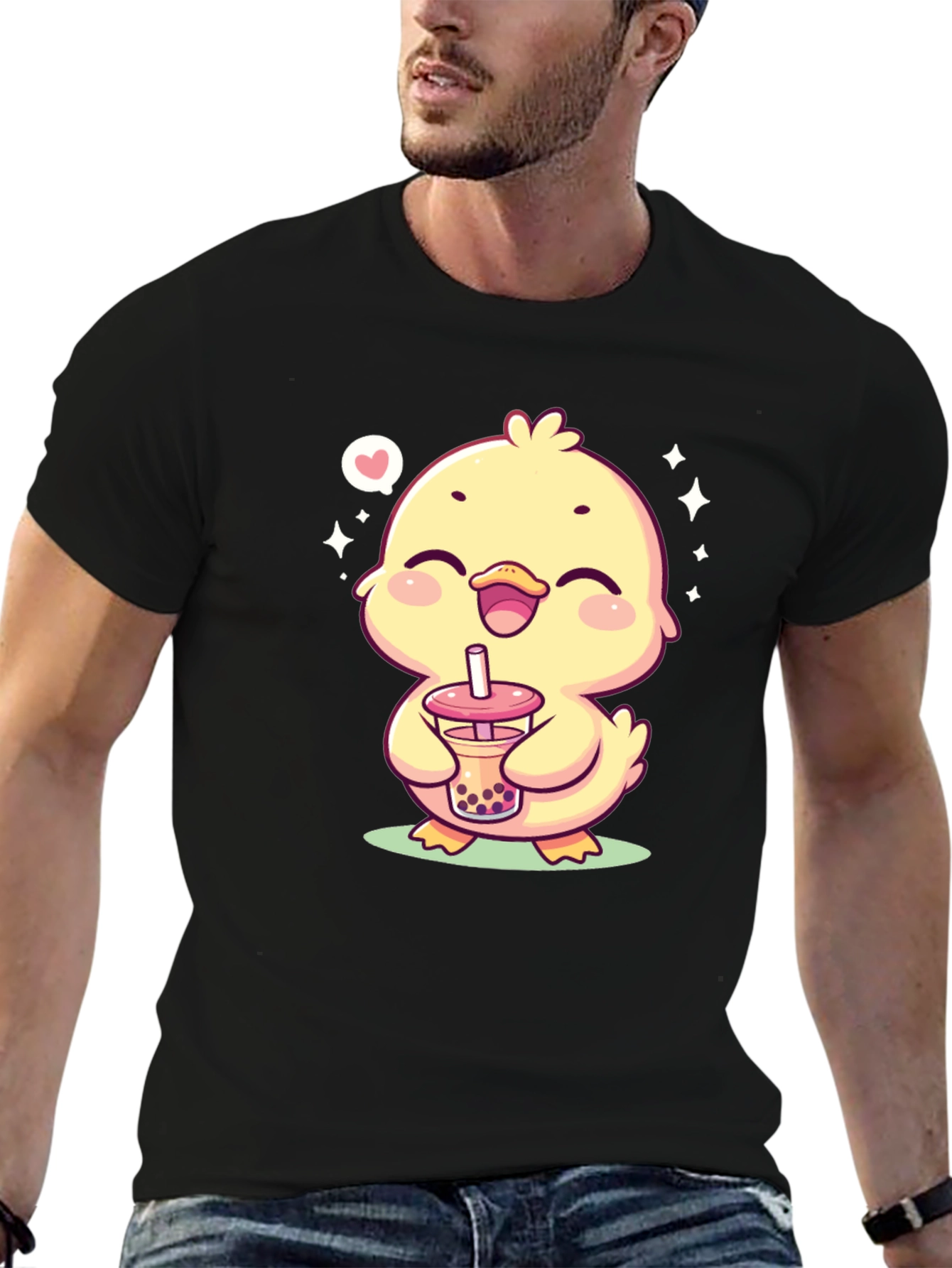 Cute Chick Boba T-Shirt - Kawaii Style