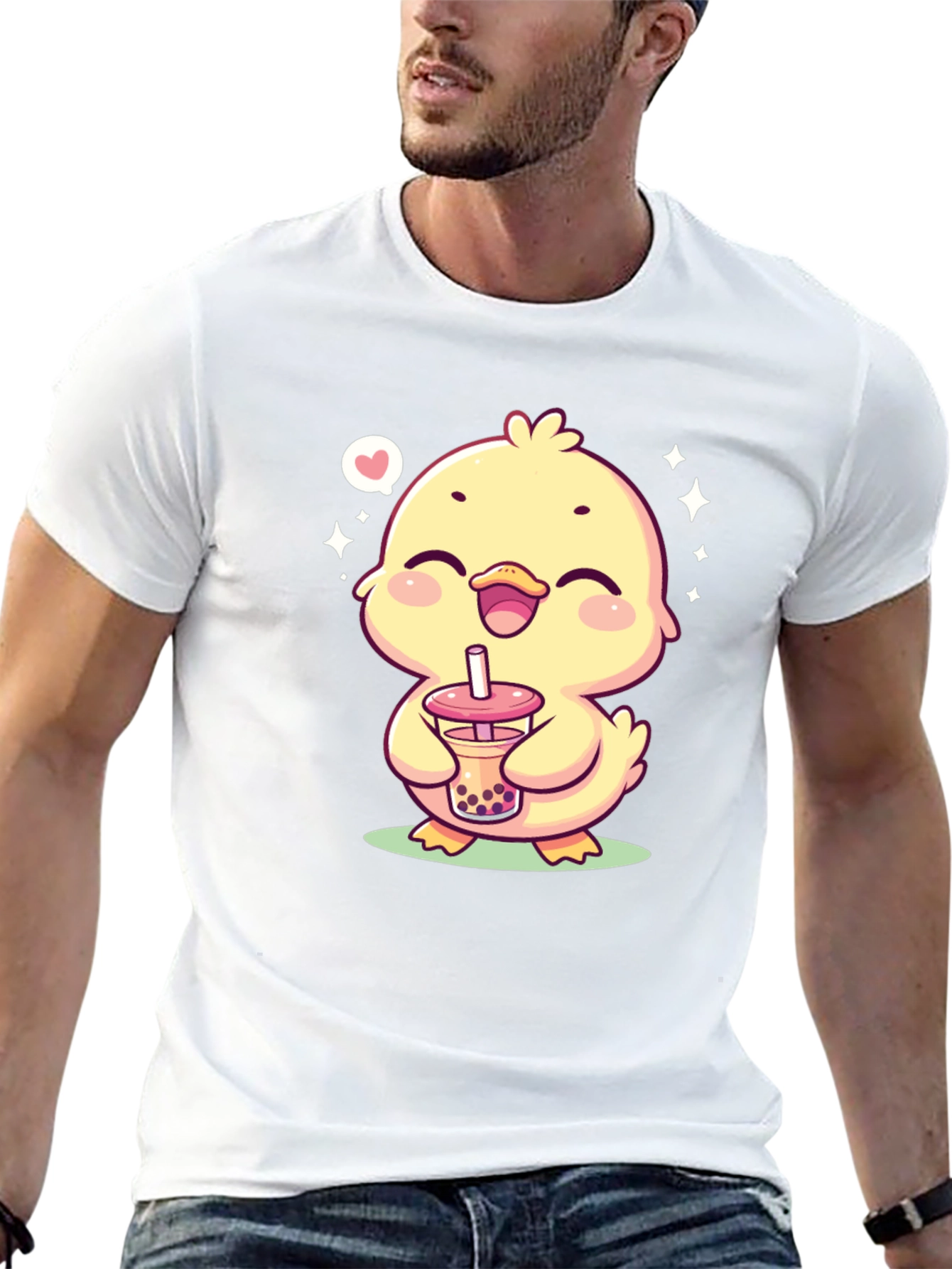 Cute Chick Boba T-Shirt - Kawaii Style