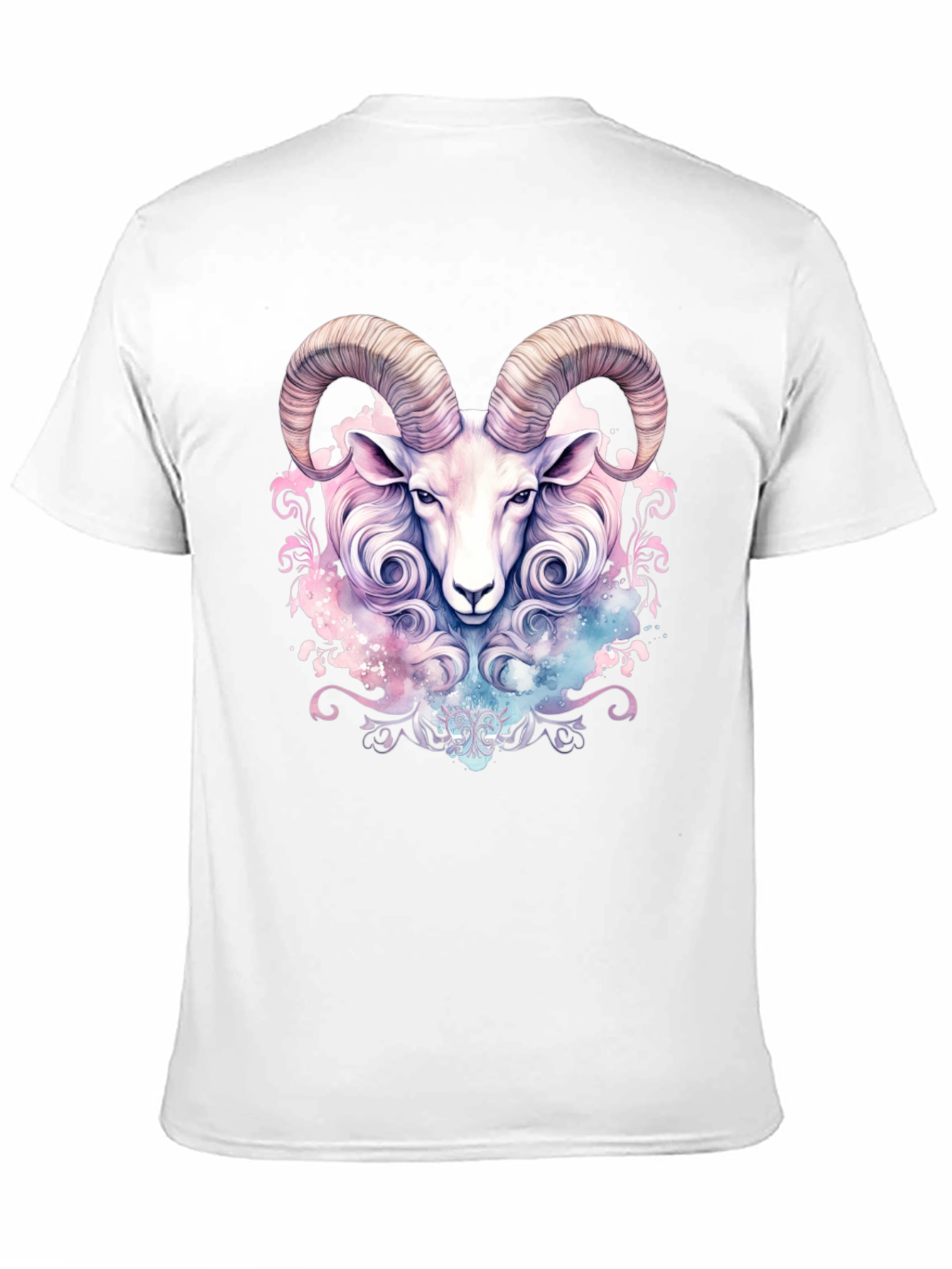Zodiac Aries Ram Graphic Tee - Stylish Astrology T-Shirt
