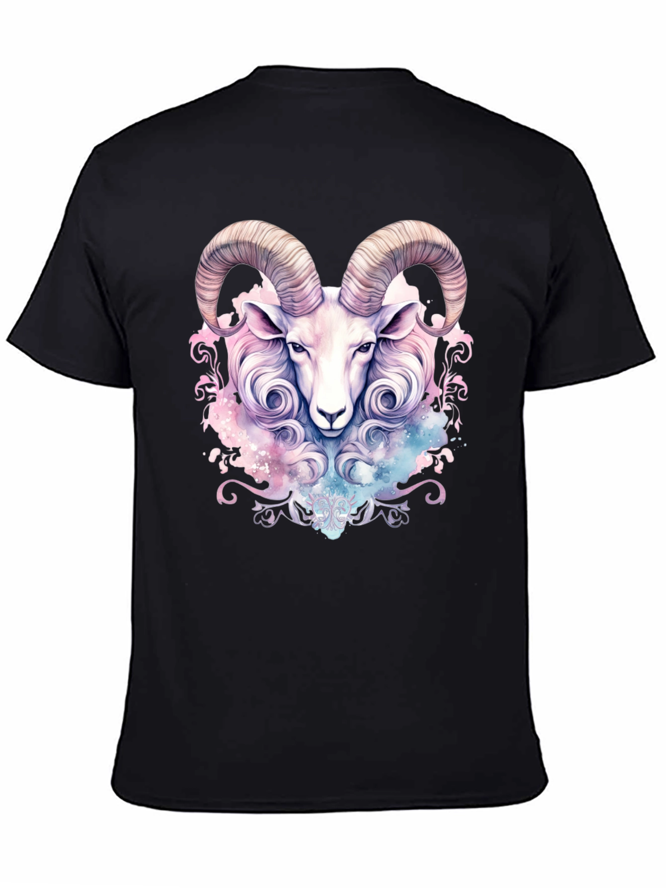 Zodiac Aries Ram Graphic Tee - Stylish Astrology T-Shirt