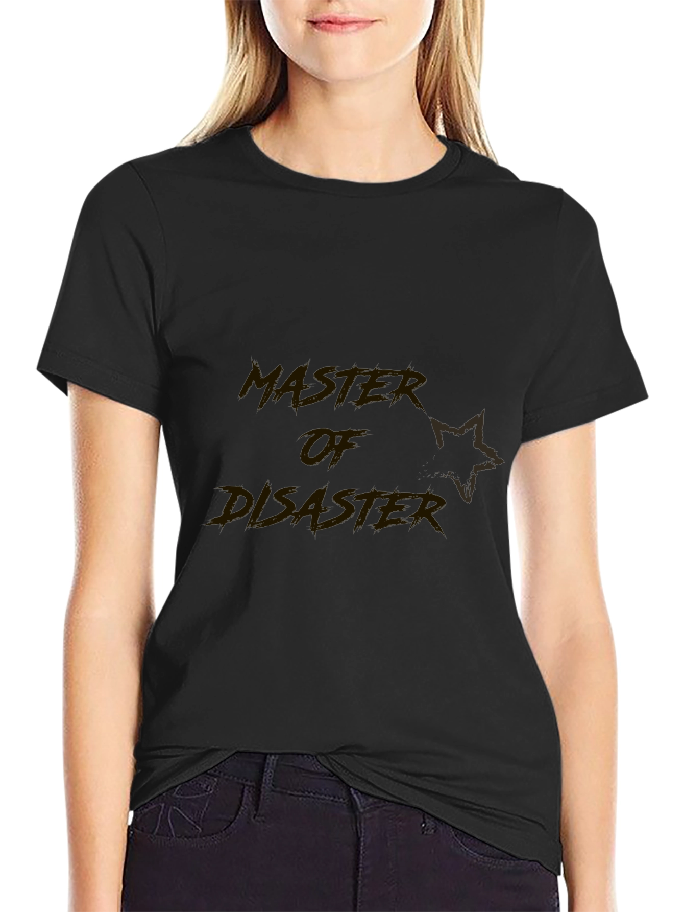 Master of Disaster Black Graphic Tee