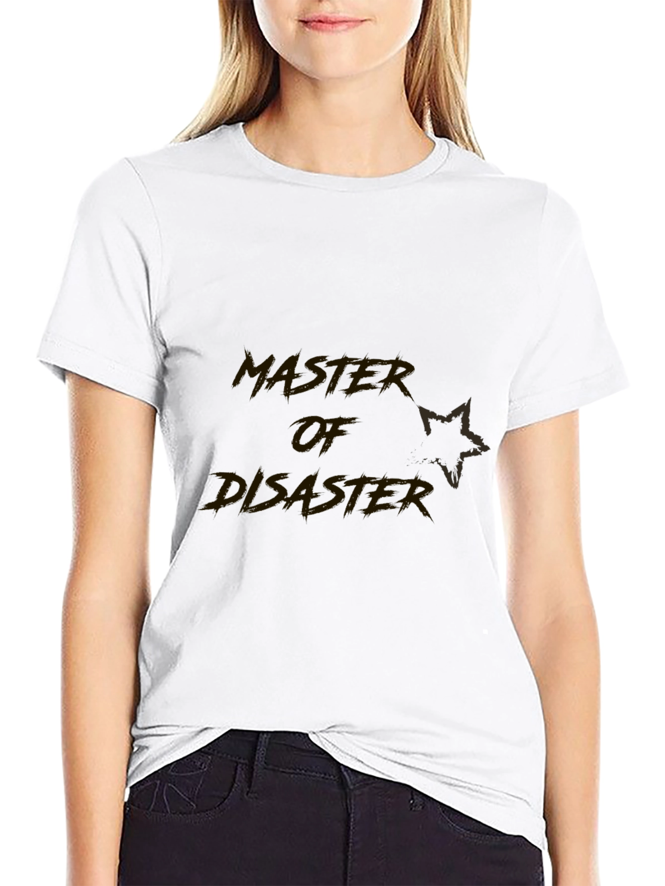 Master of Disaster Black Graphic Tee