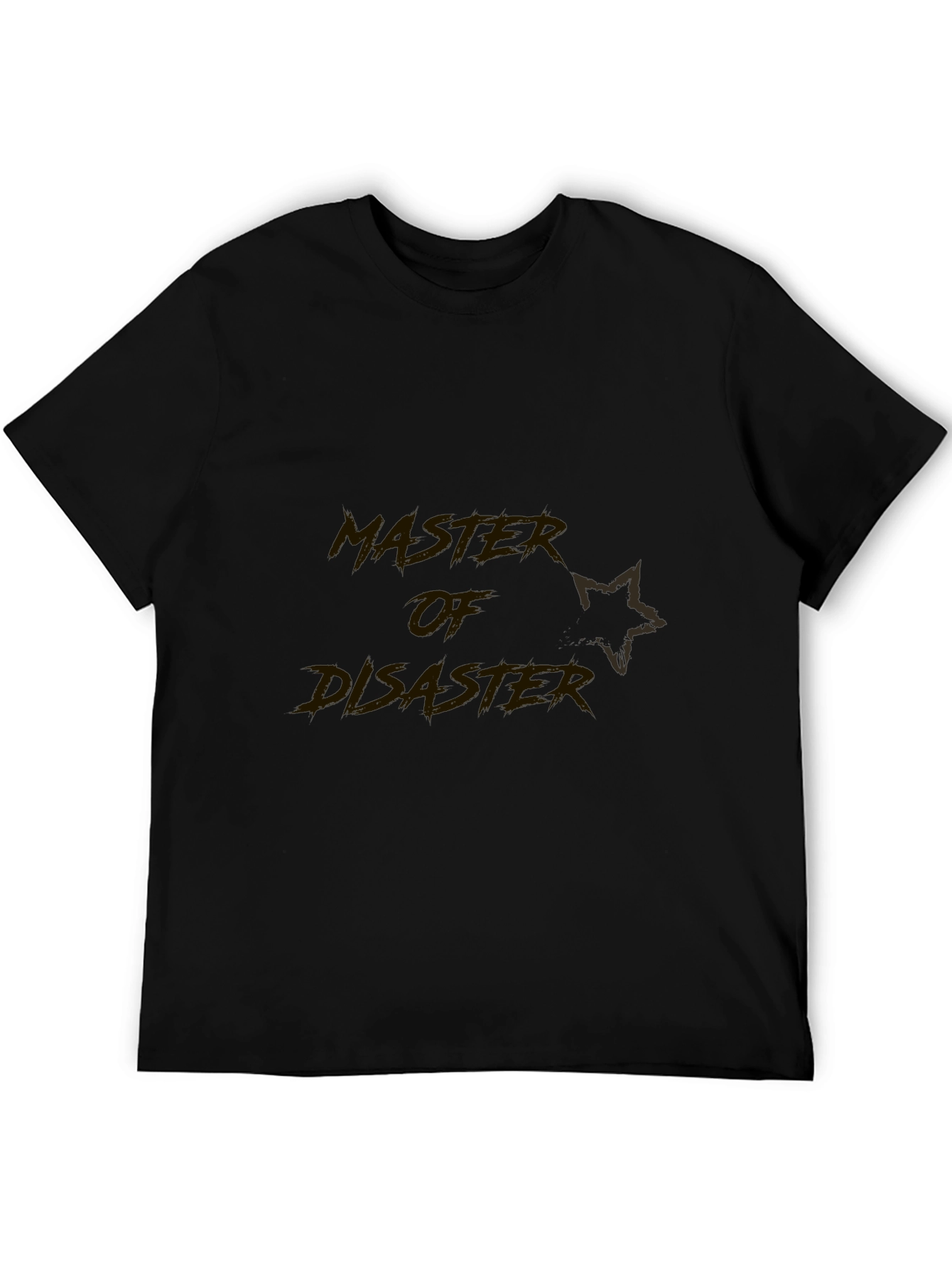 Master of Disaster Black Graphic Tee