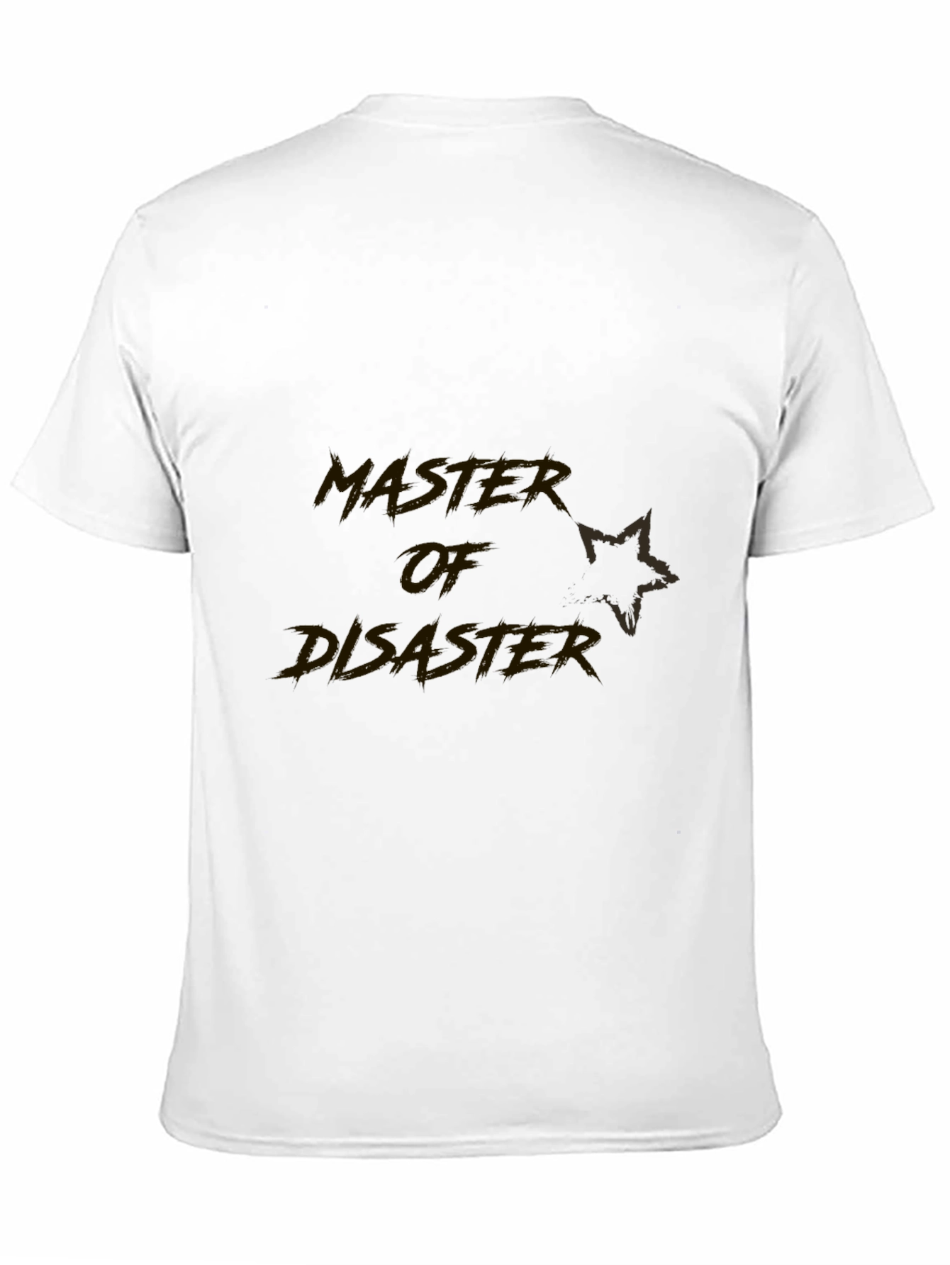 Master of Disaster Black Graphic Tee