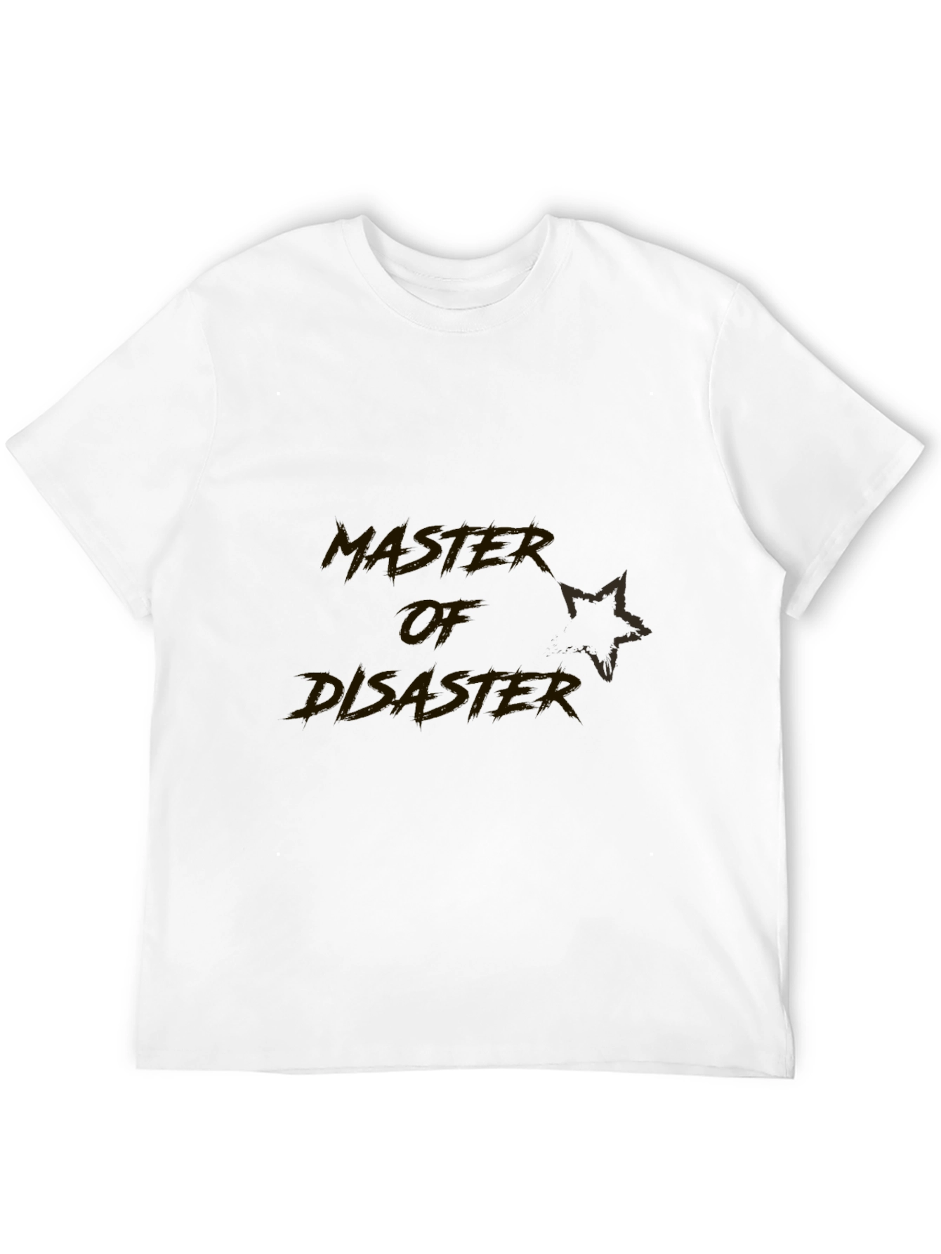 Master of Disaster Black Graphic Tee